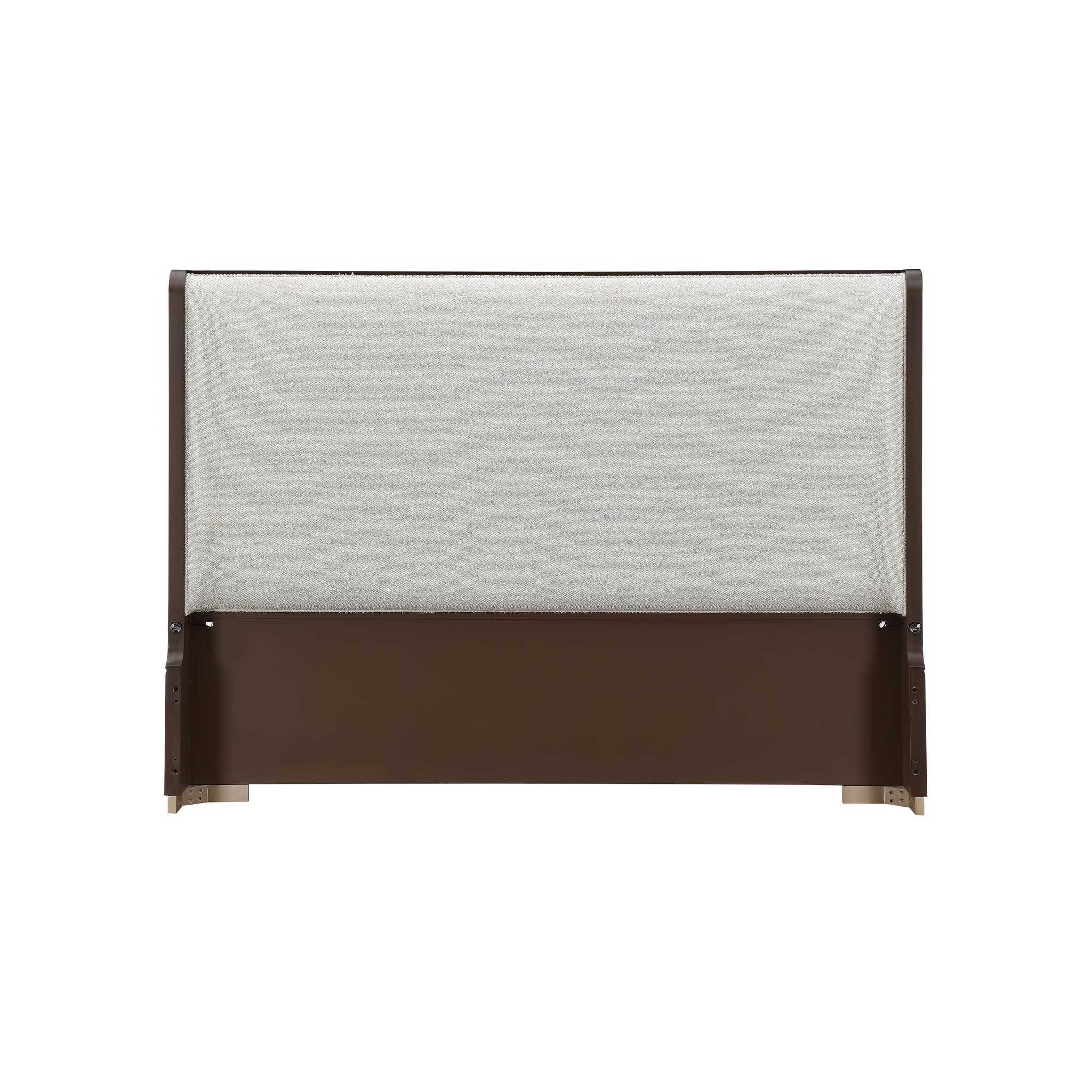 West Kensington Eastern King Bed - Buff/Medium Espresso - Image 6