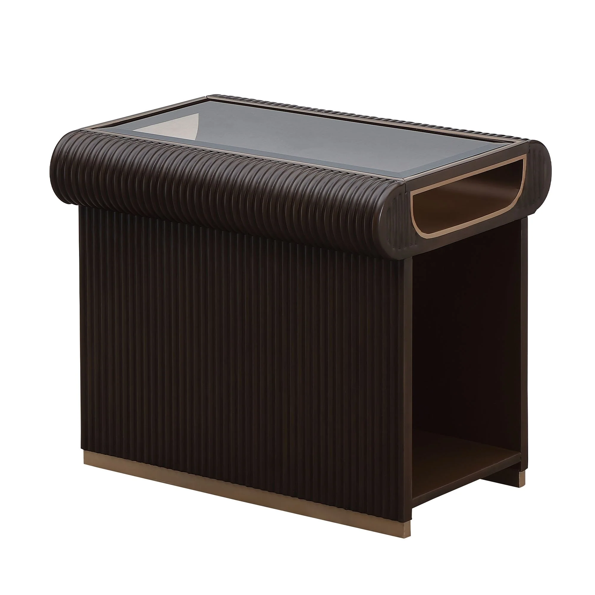 West Kensington End Table - Medium Espresso - Image 2