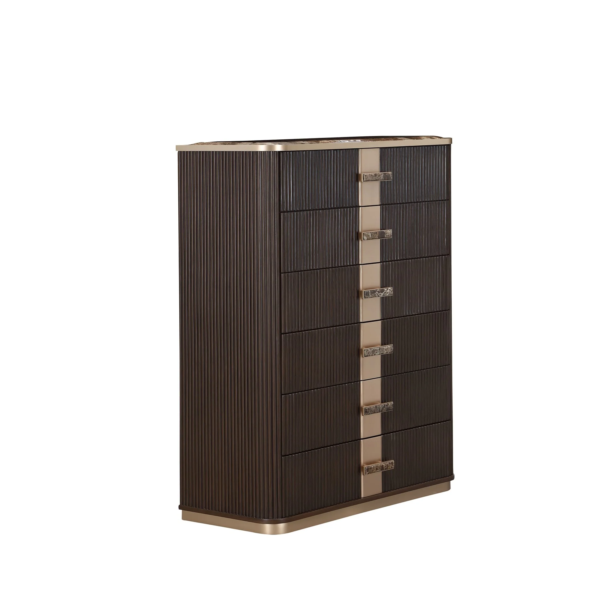 West Kensington Highboy Chest Medium Espresso - Image 2