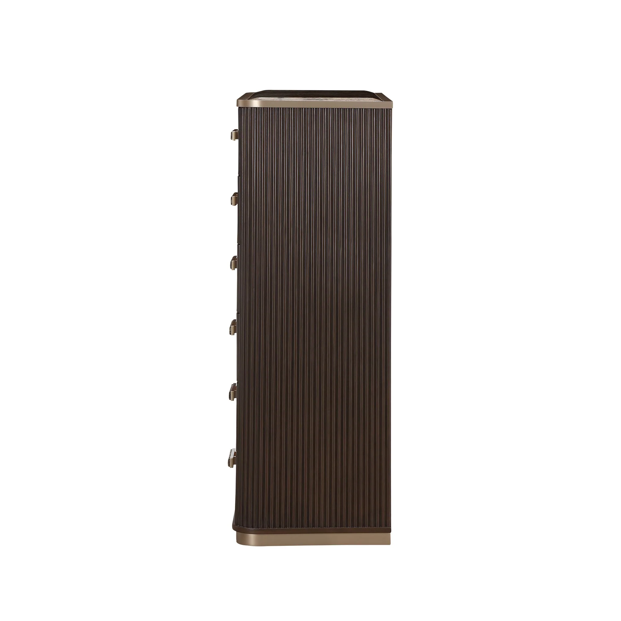 West Kensington Highboy Chest Medium Espresso - Image 4