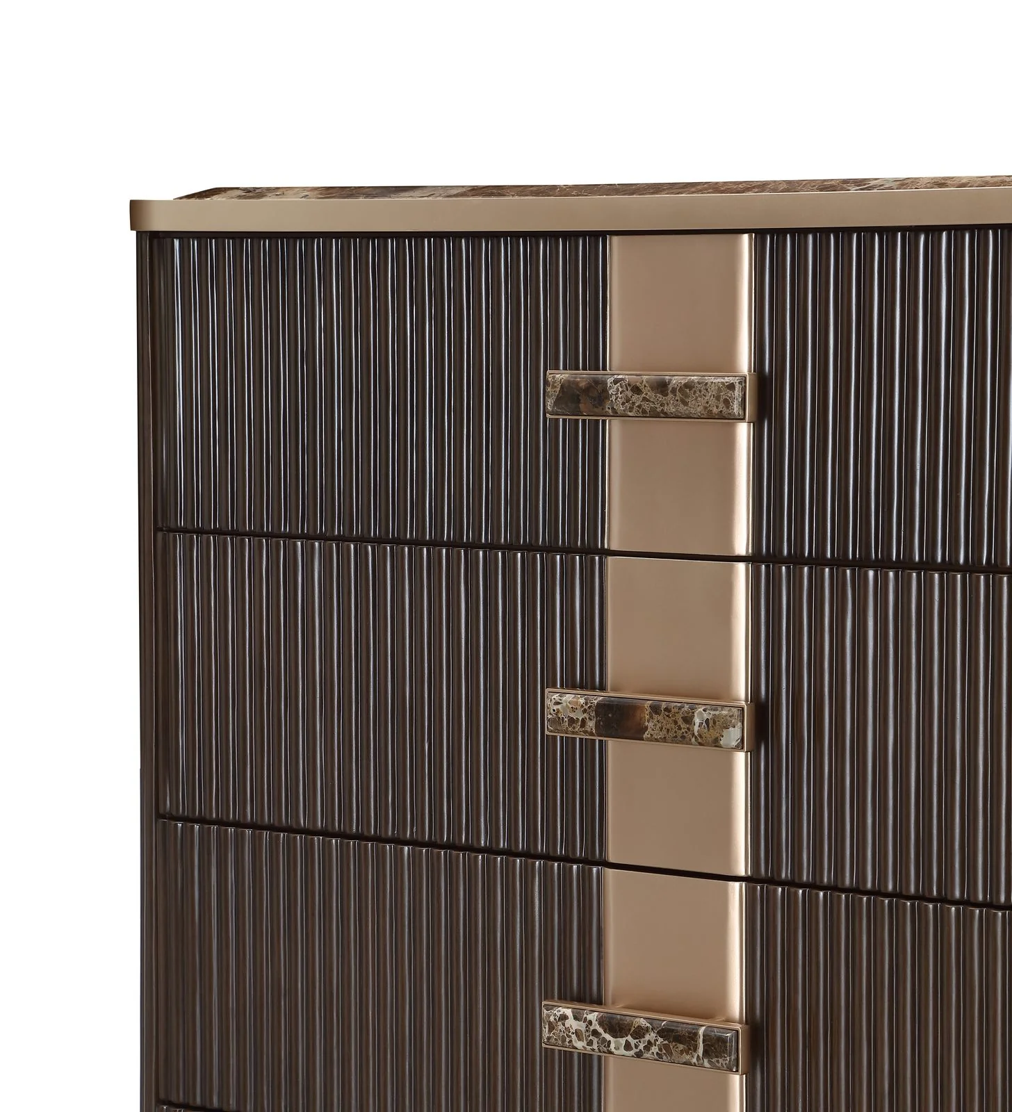 West Kensington Highboy Chest Medium Espresso - Image 5