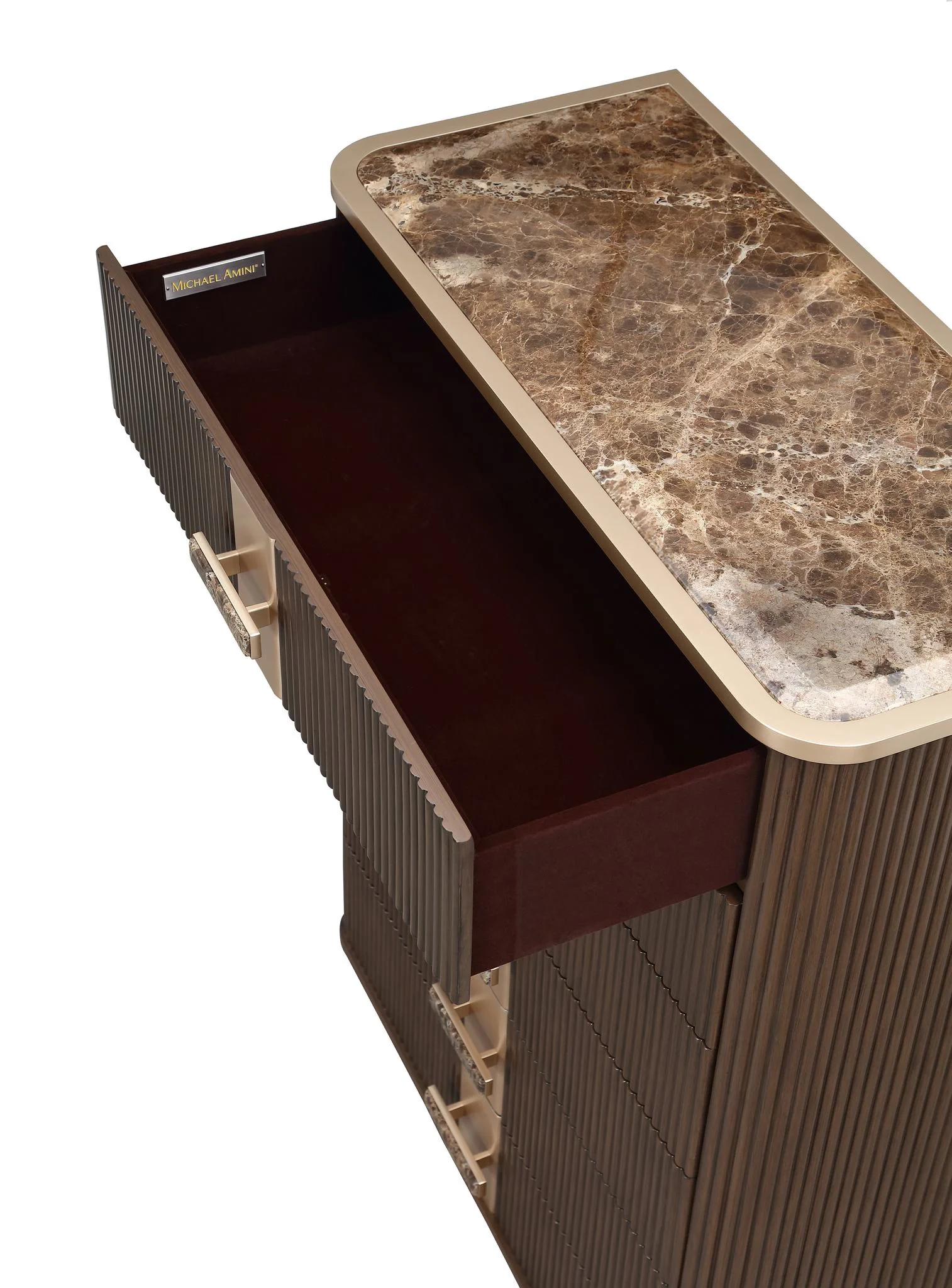 West Kensington Highboy Chest Medium Espresso - Image 8