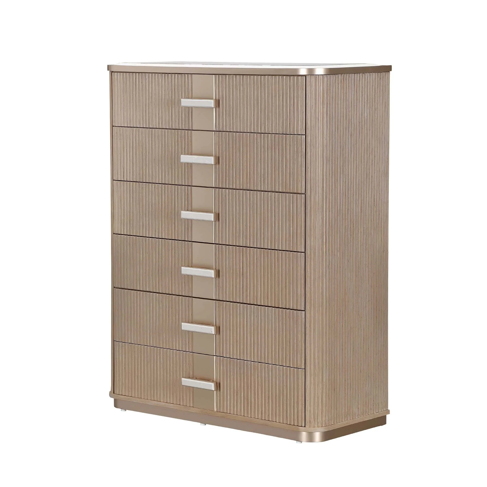 West Kensington Highboy Chest - Sea Salt Caramel - Image 10
