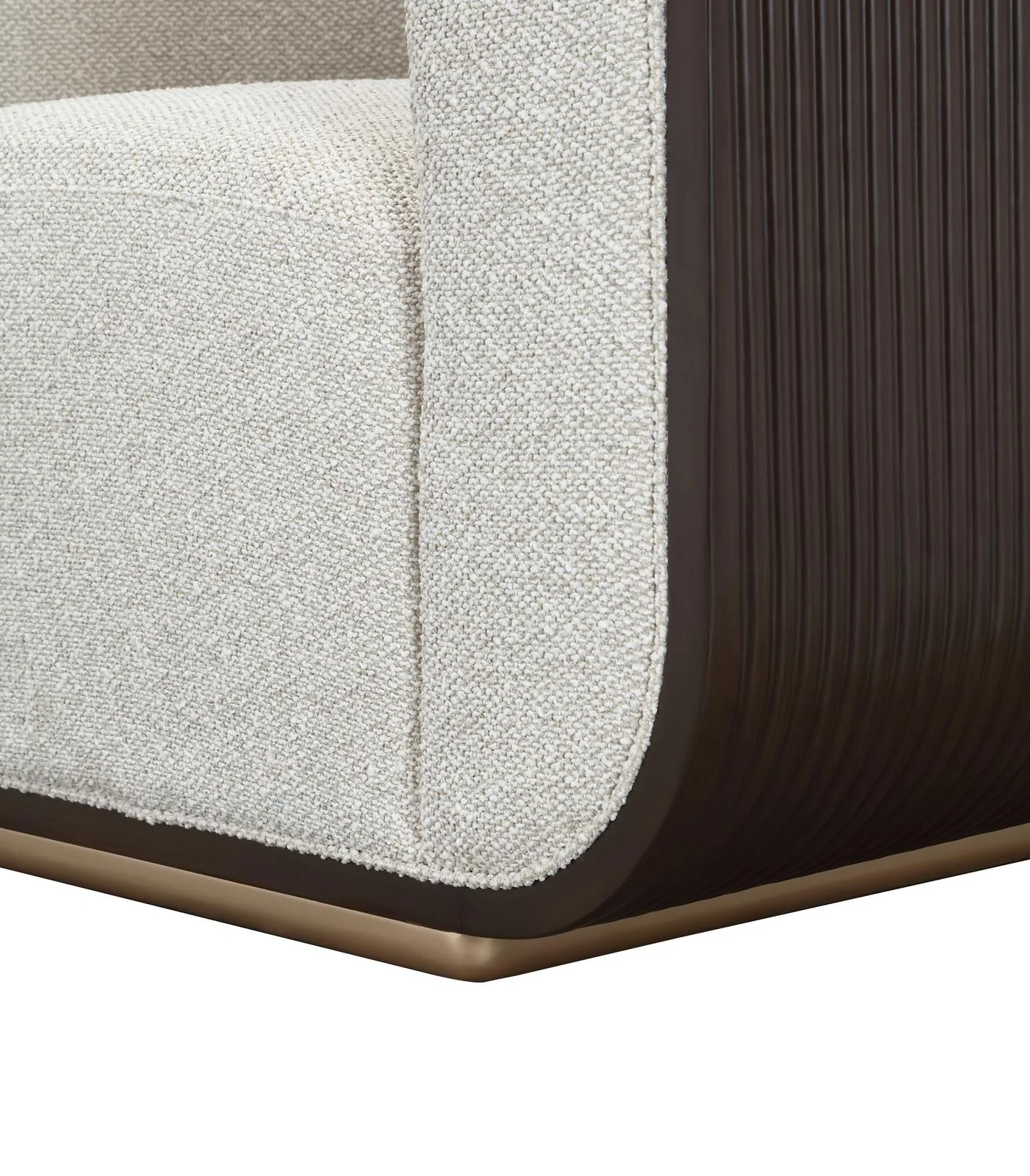 West Kensington Matching Chair - Buff/Medium Espresso - Image 14