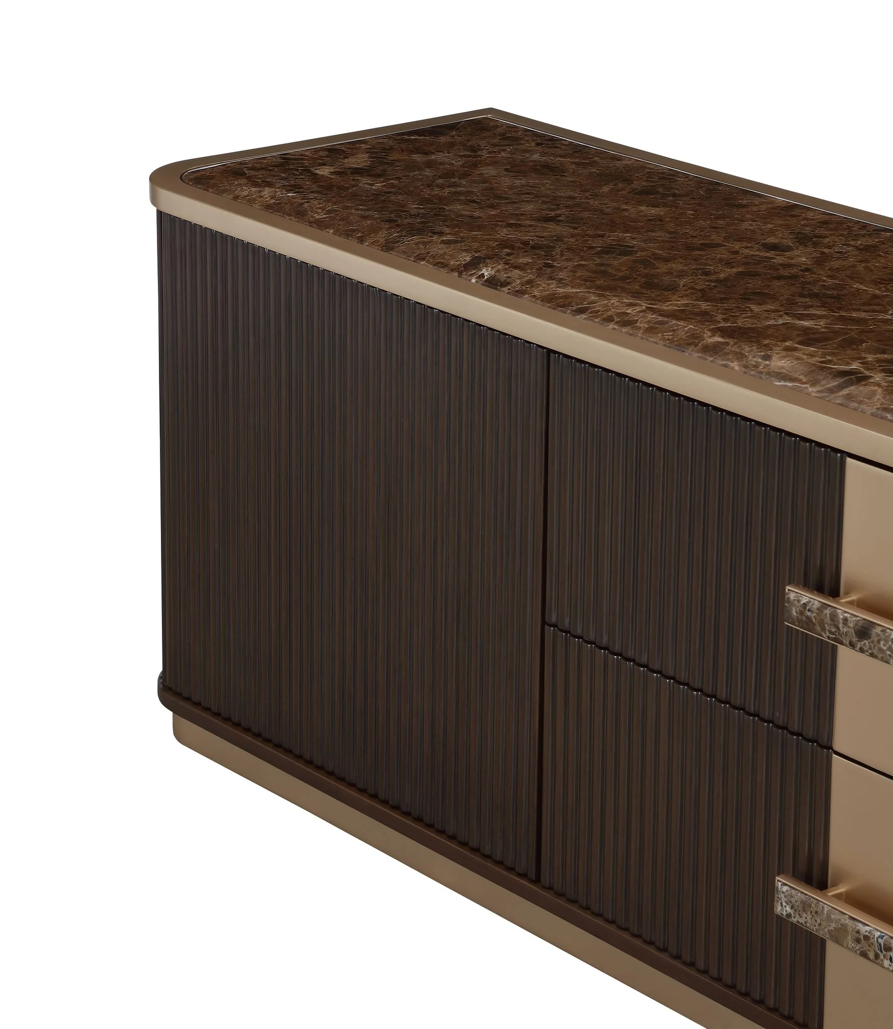 West Kensington Media Cabinet - Medium Espresso - Image 5
