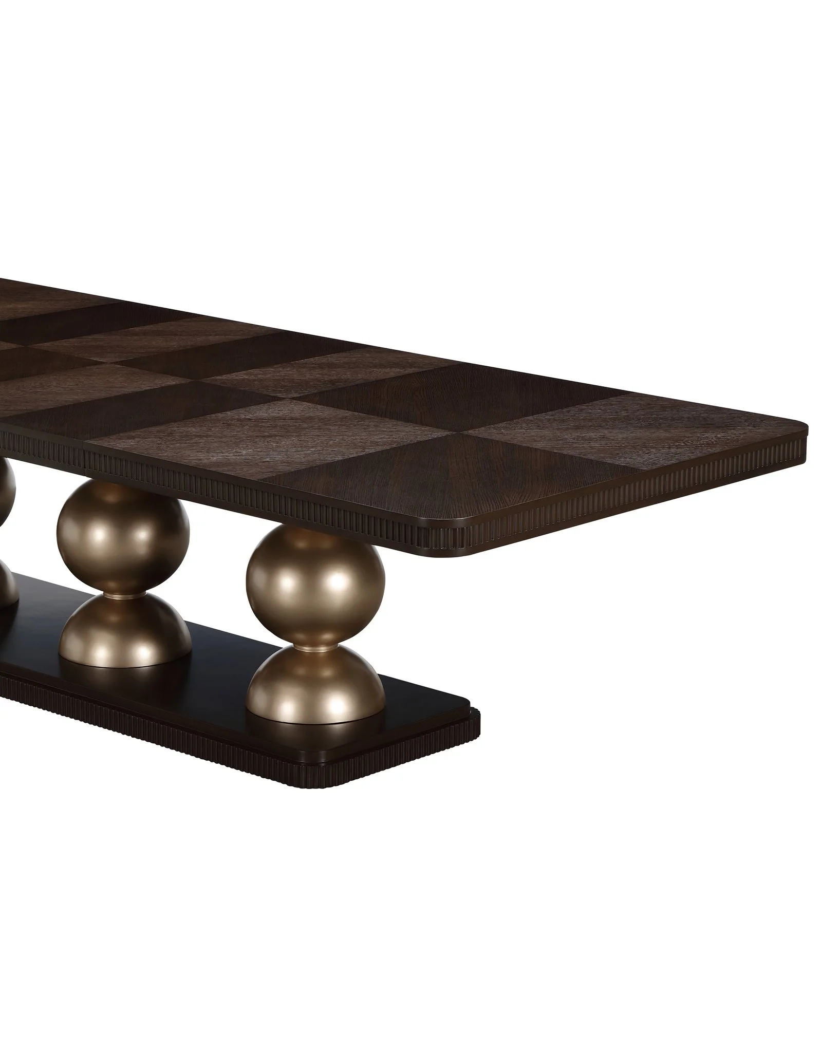West Kensington Rectangular Dining Table - Medium Espresso - Image 10