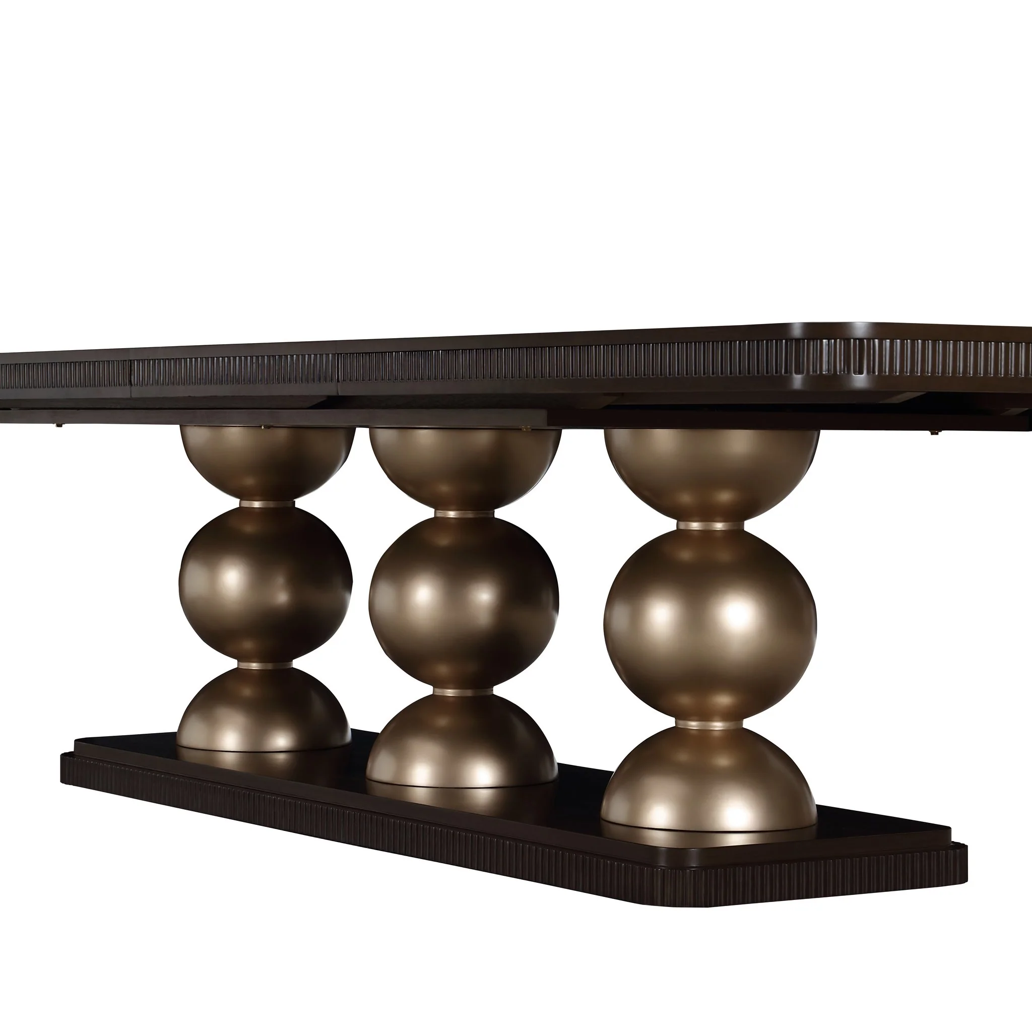 West Kensington Rectangular Dining Table - Medium Espresso - Image 11