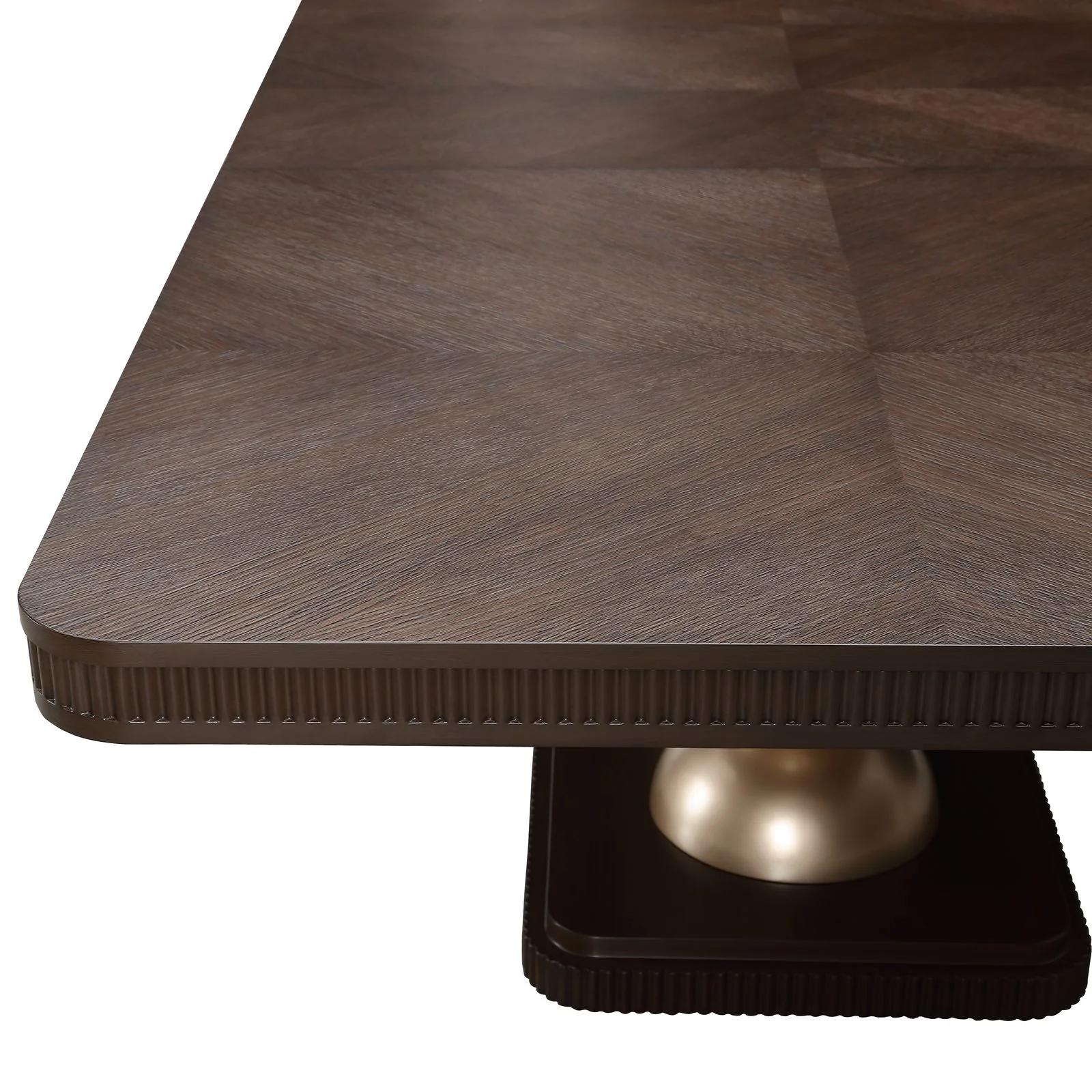West Kensington Rectangular Dining Table - Medium Espresso - Image 13
