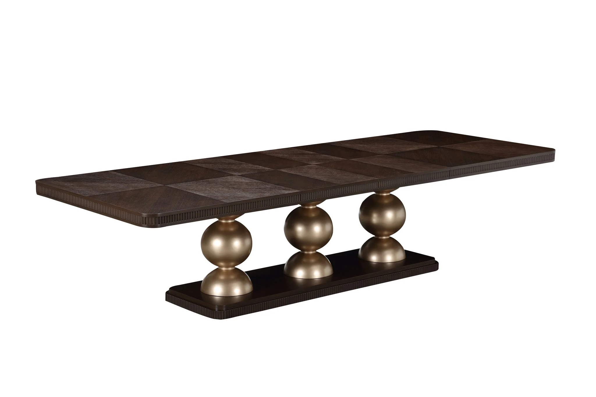 West Kensington Rectangular Dining Table - Medium Espresso - Image 2