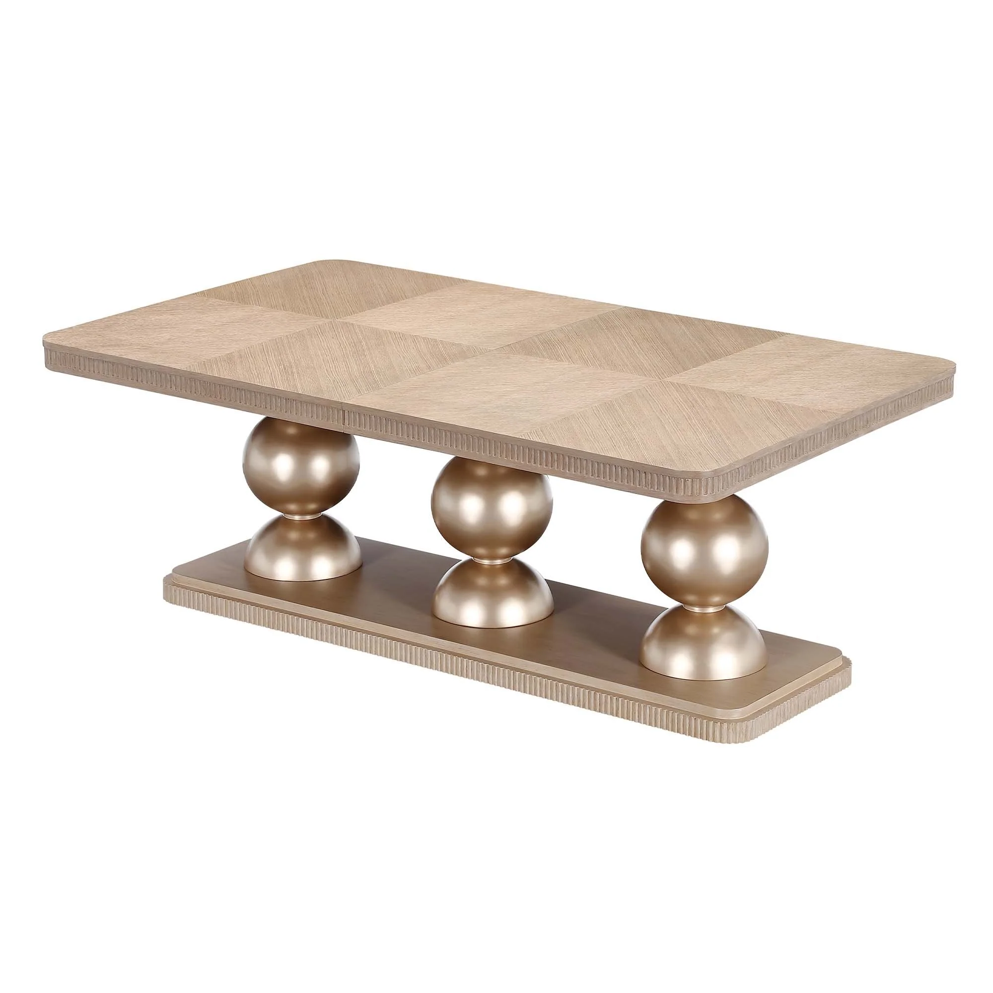 West Kensington Rectangular Dining Table - Sea Salt Caramel - Image 4