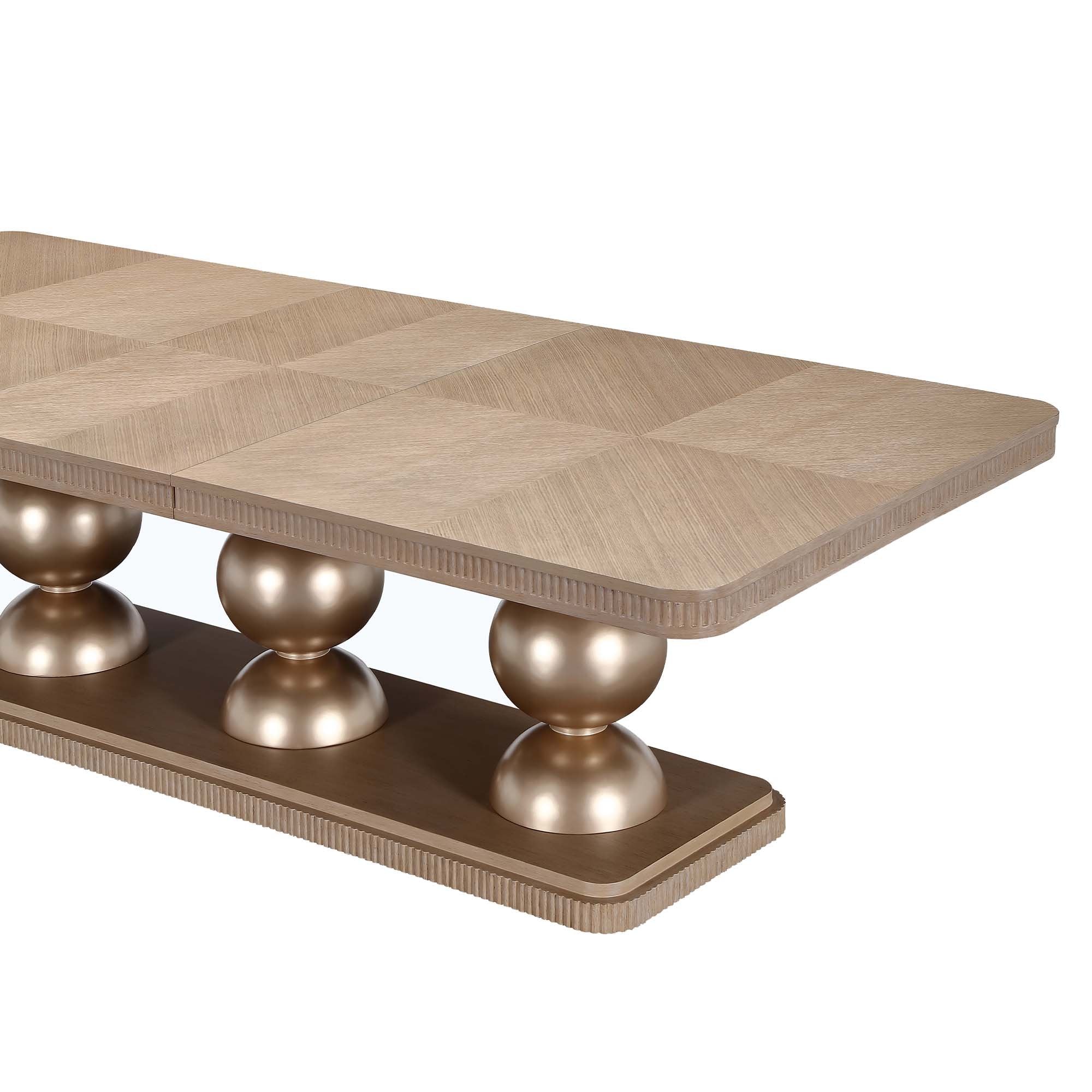 West Kensington Rectangular Dining Table - Sea Salt Caramel - Image 6