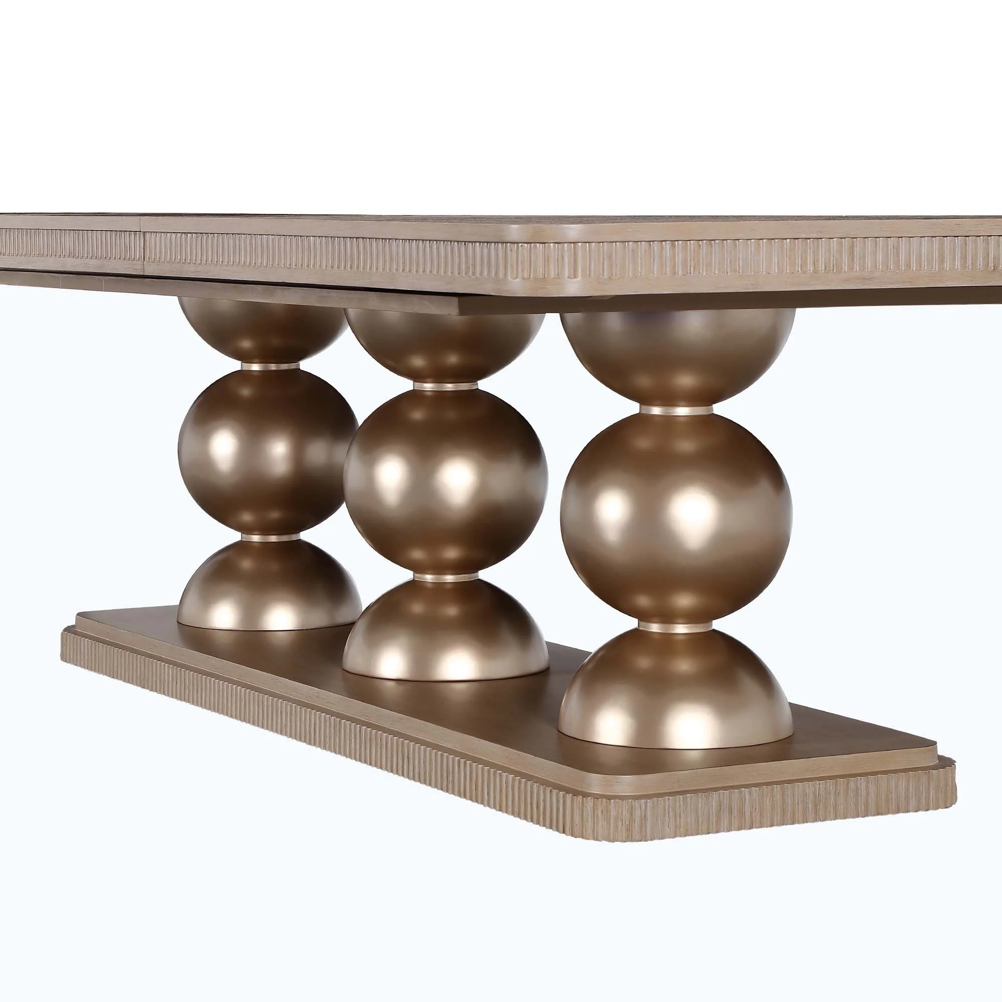 West Kensington Rectangular Dining Table - Sea Salt Caramel - Image 7
