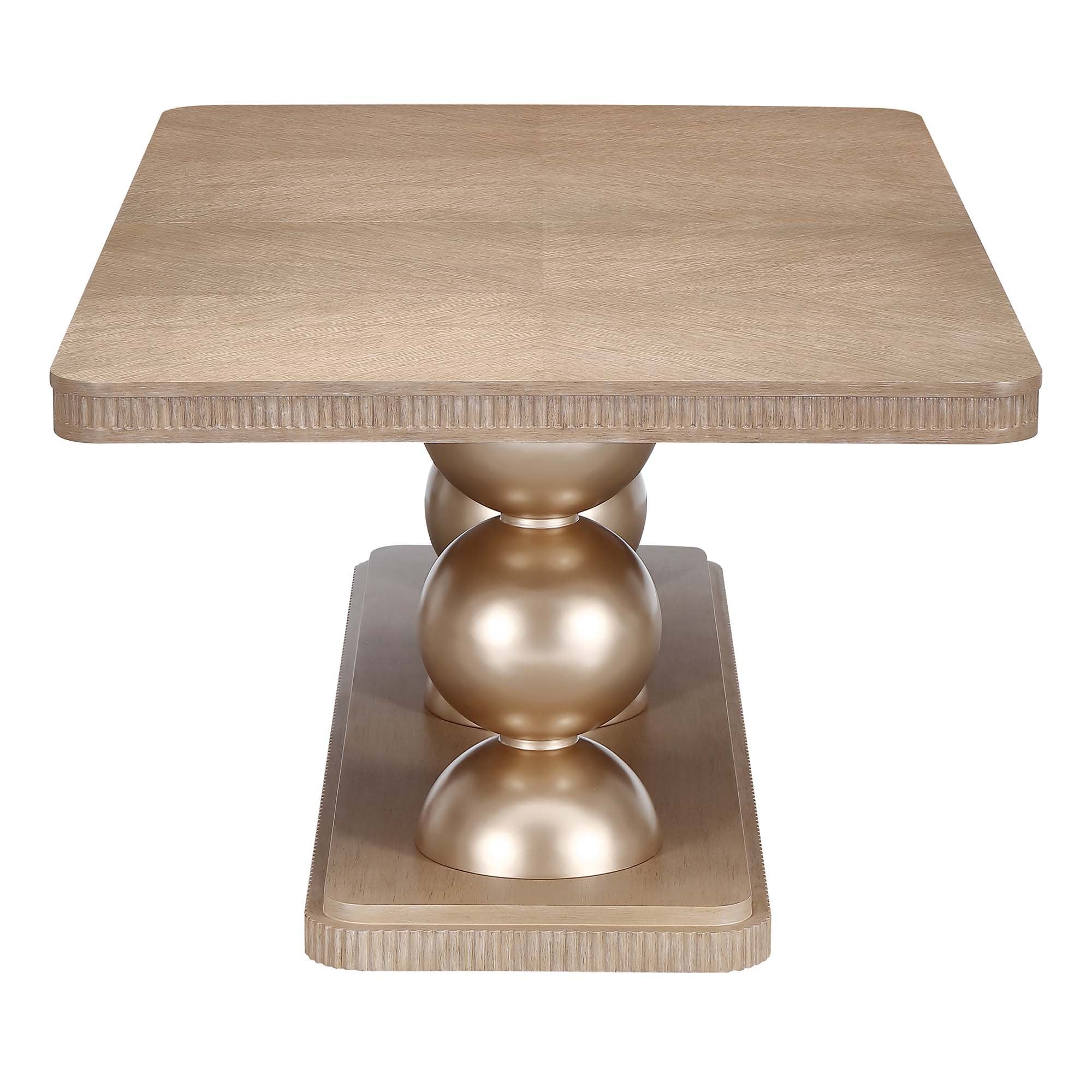West Kensington Rectangular Dining Table - Sea Salt Caramel - Image 9