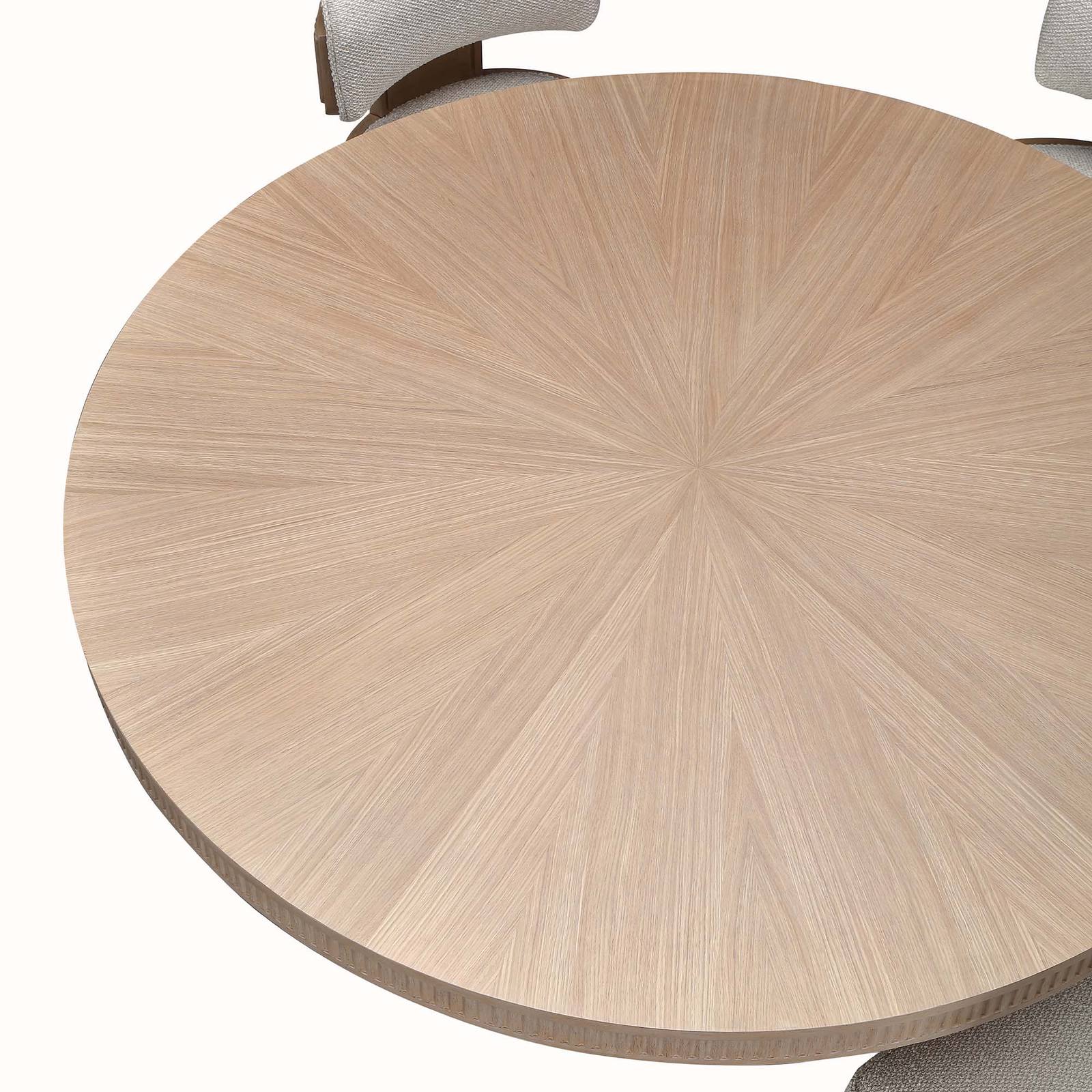 West Kensington Round Dining Table - Sea Salt Caramel - Image 5