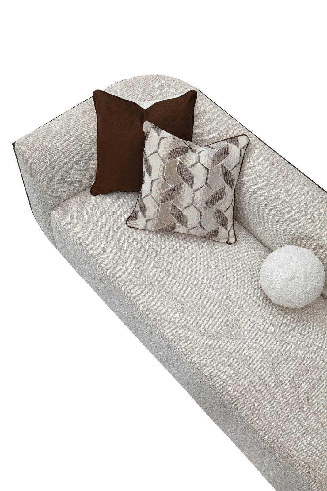 West Kensington Sofa - Buff/Medium Espresso - Image 12