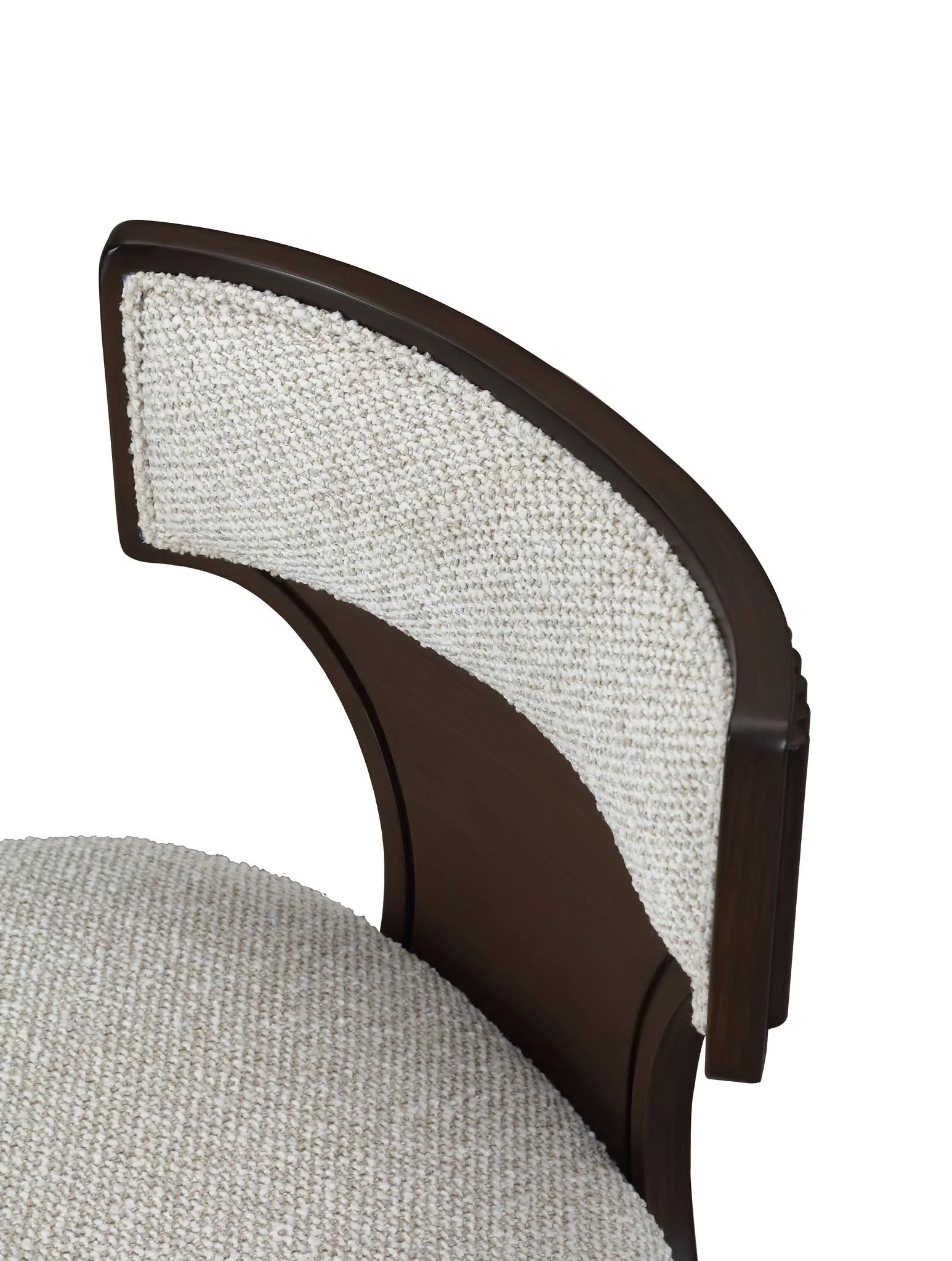 West Kensington Vanity Chair - Buff/Medium Espresso - Image 10