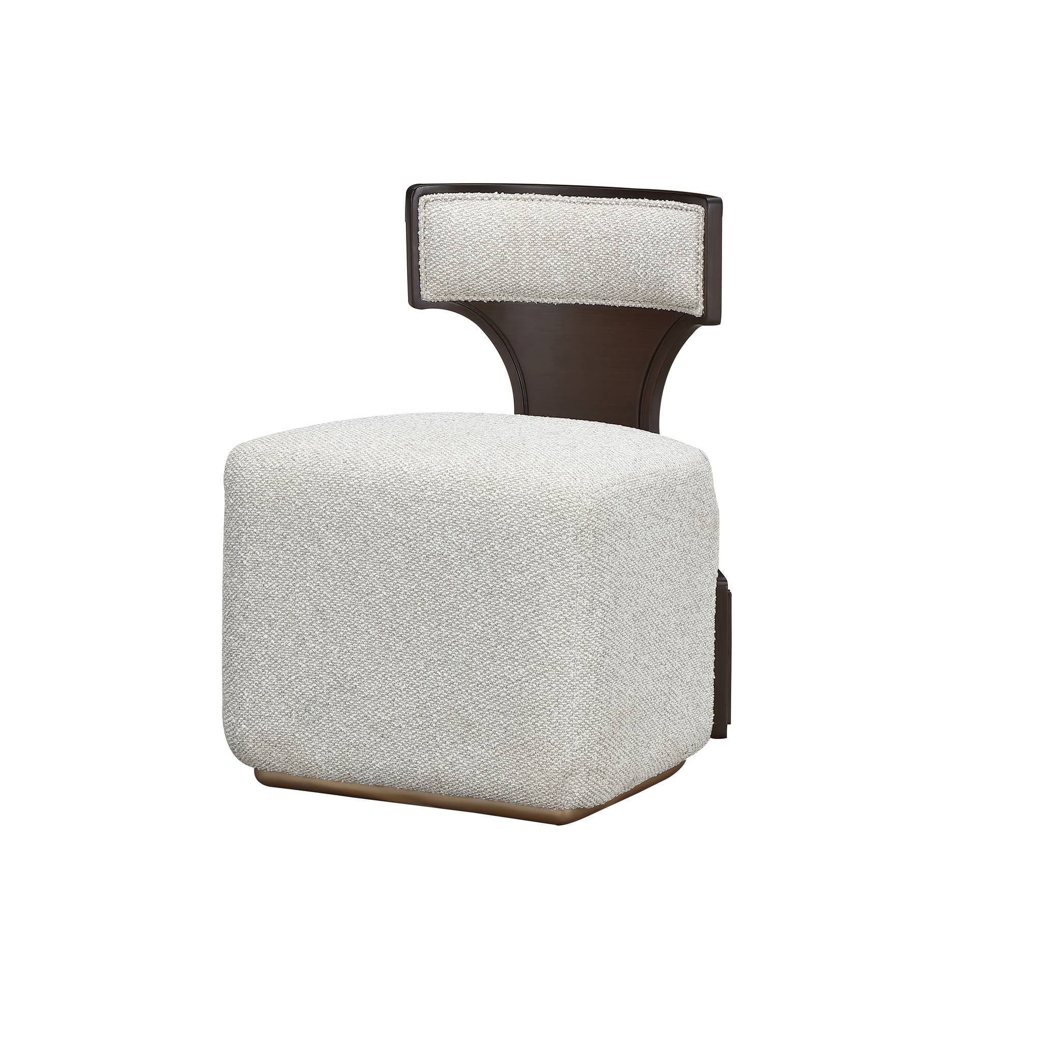 West Kensington Vanity Chair - Buff/Medium Espresso - Image 14