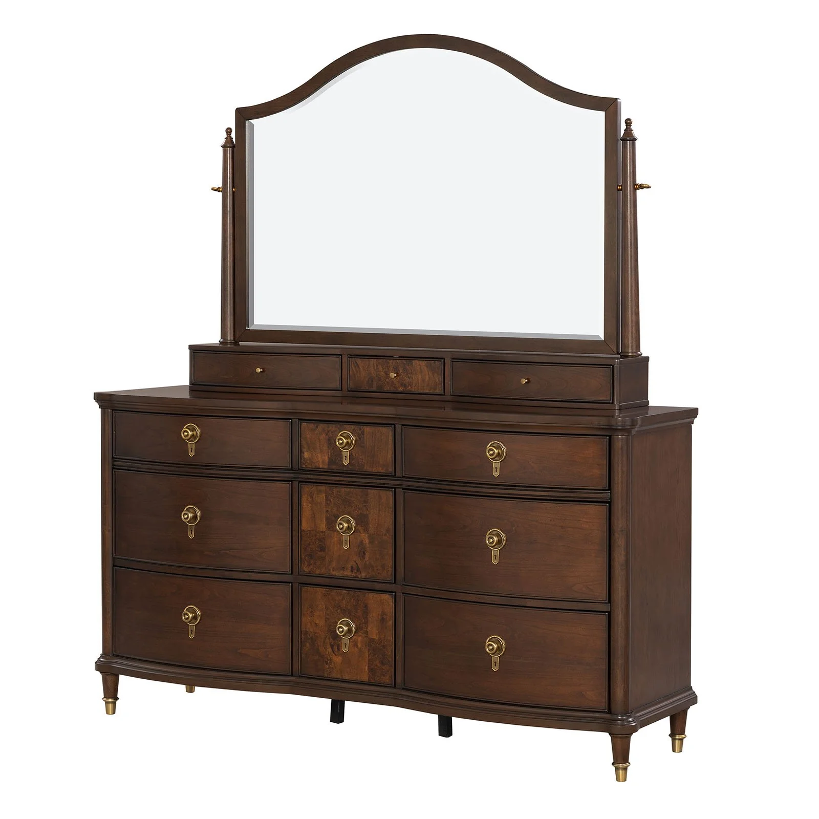 Westerham Mirror, Dark Cherry - Image 2
