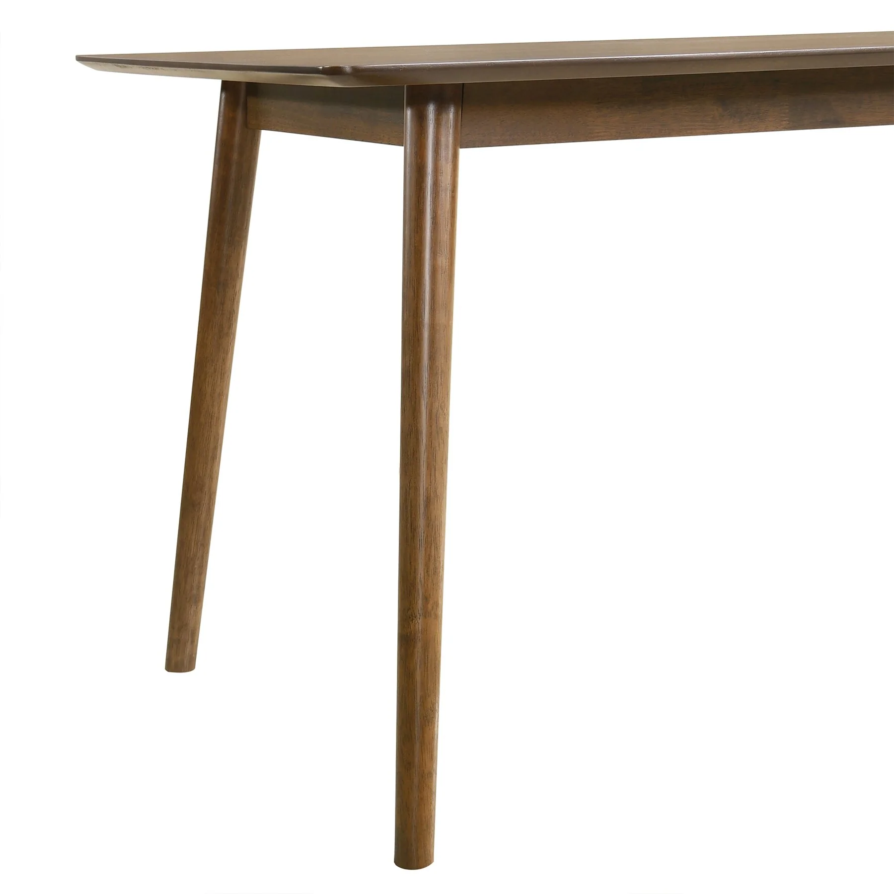 Westmont Santana 5 Piece Walnut Wood Dining Table Set with Blue Fabric - Image 9