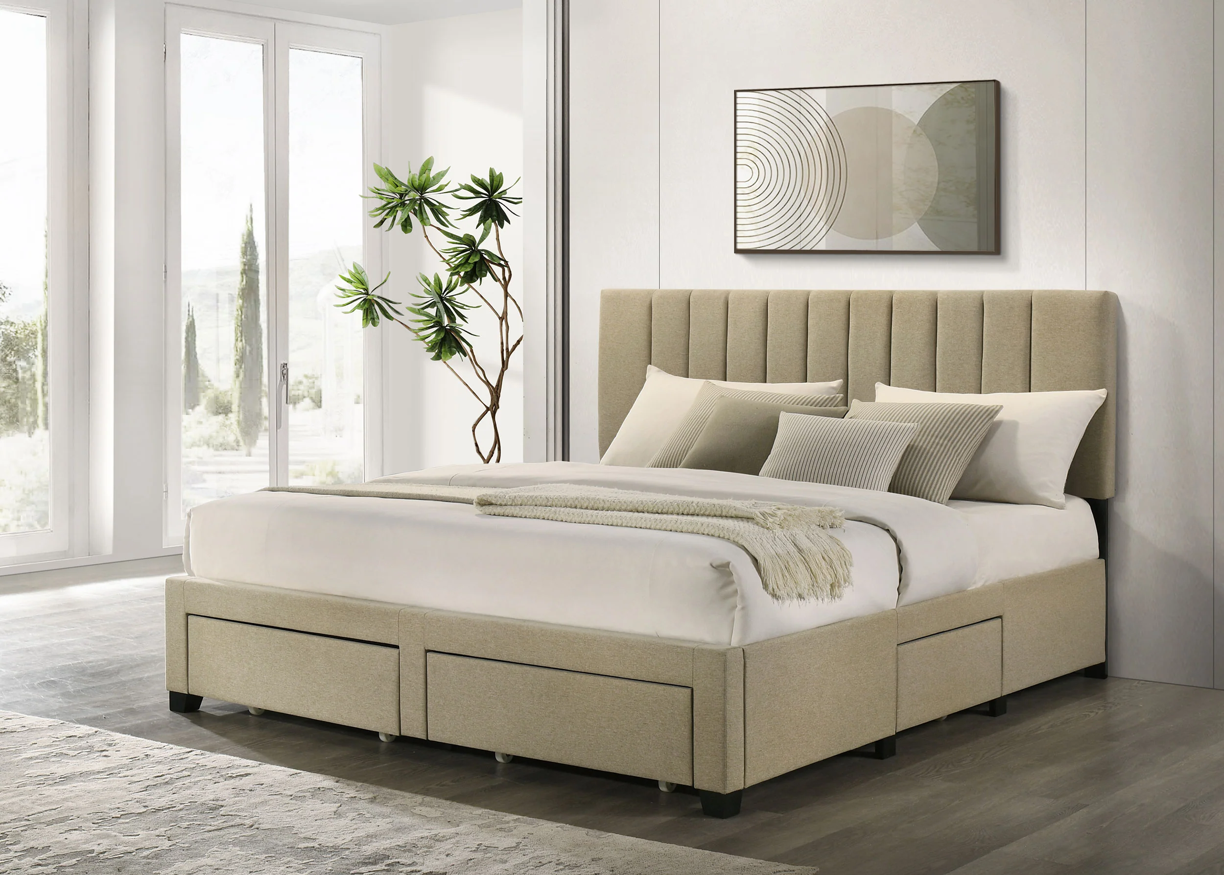 Wheatland Panel Platform Storage Bed - Image 12