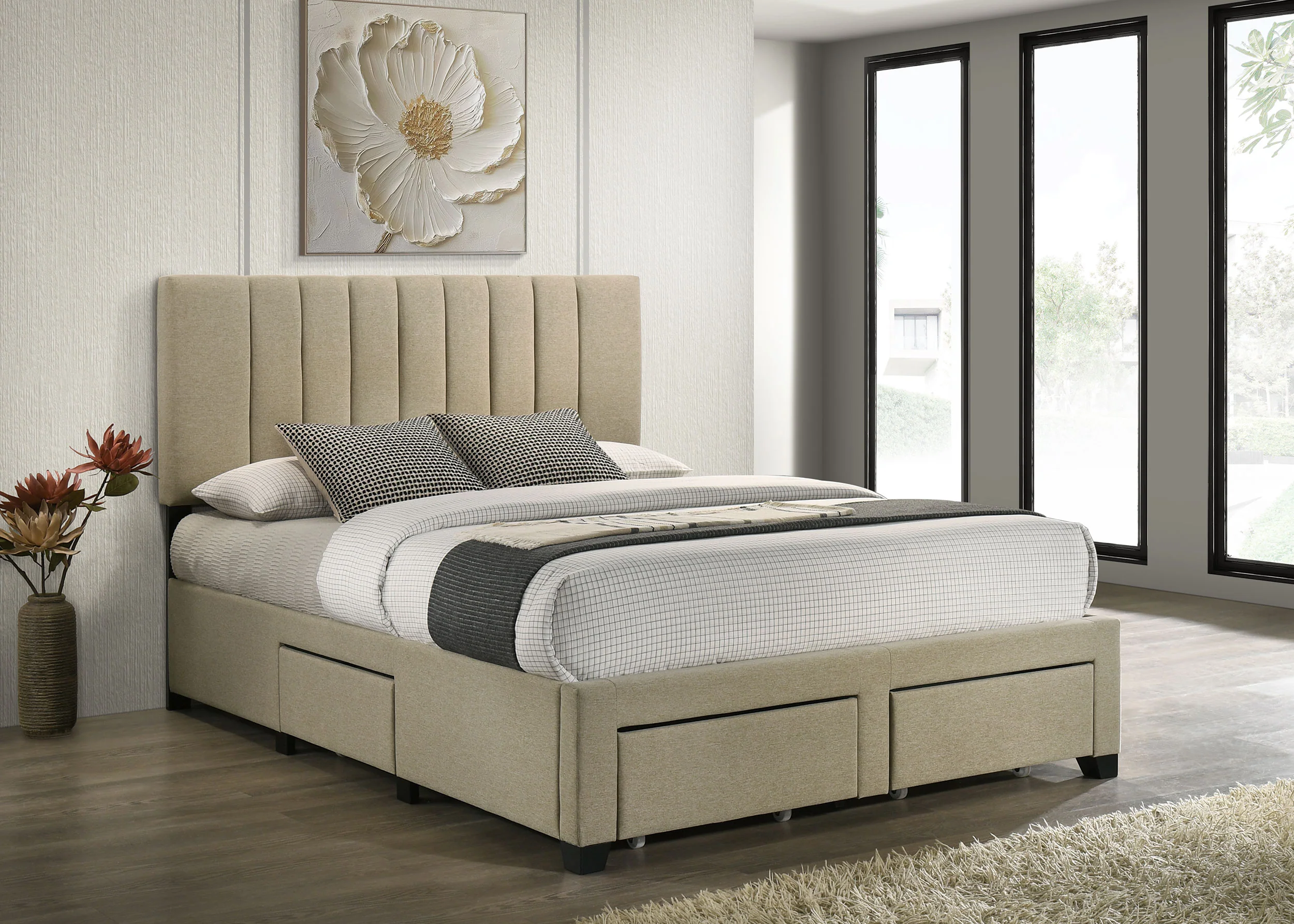 Wheatland Panel Platform Storage Bed - Image 2
