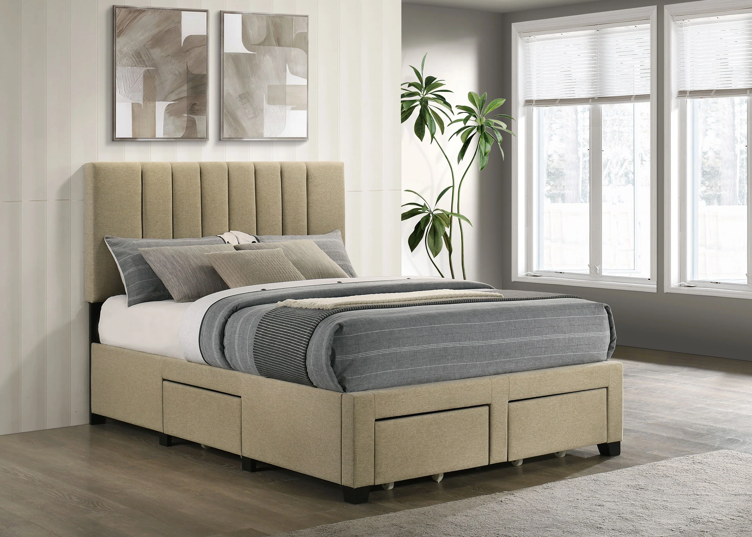 Wheatland Panel Platform Storage Bed - Image 24