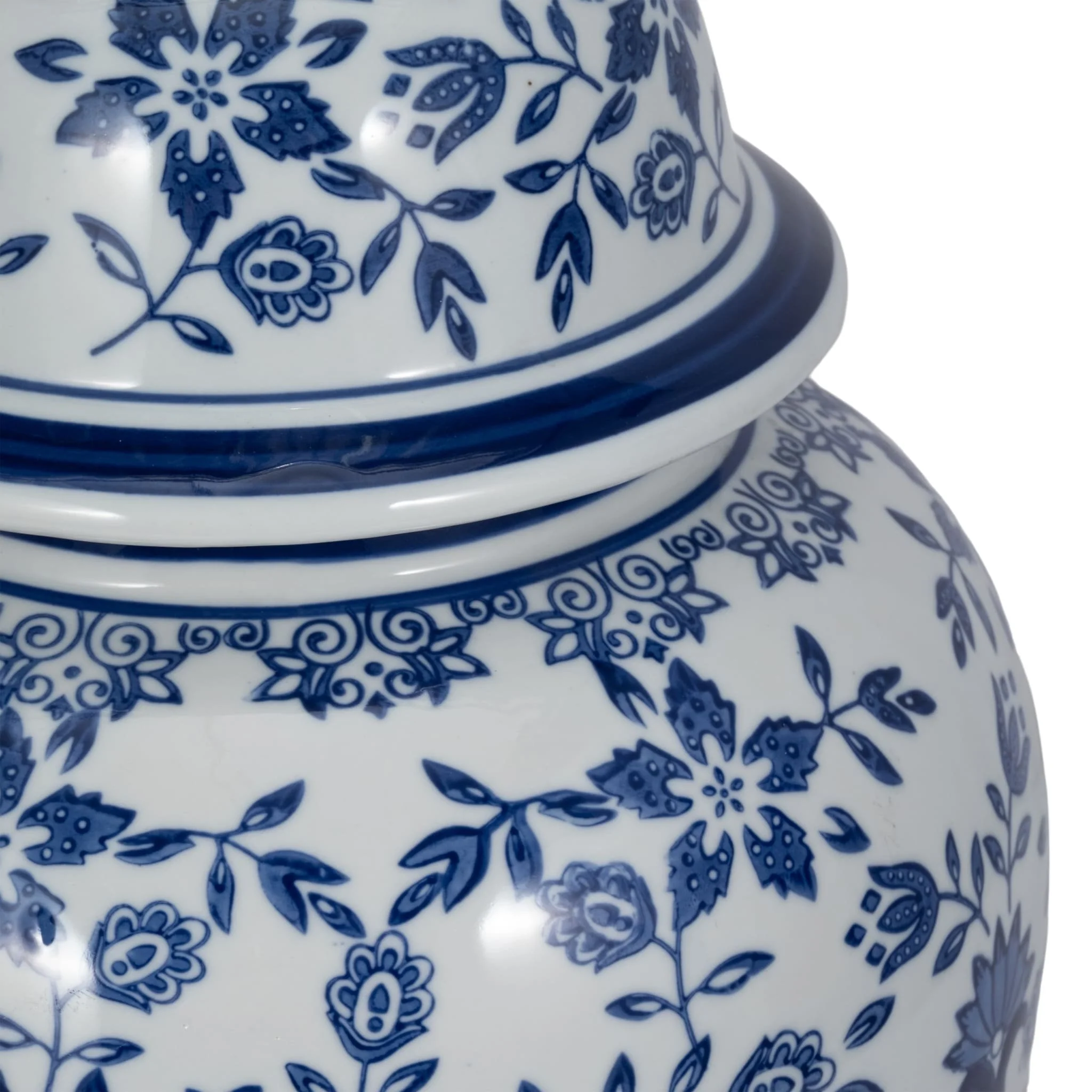 White/blue Temple Jar 18 - Image 5