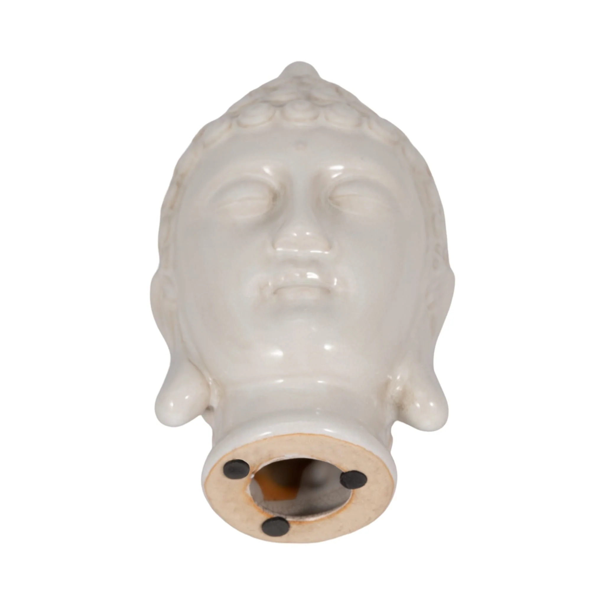 White Ceramic Buddha Head - Image 7