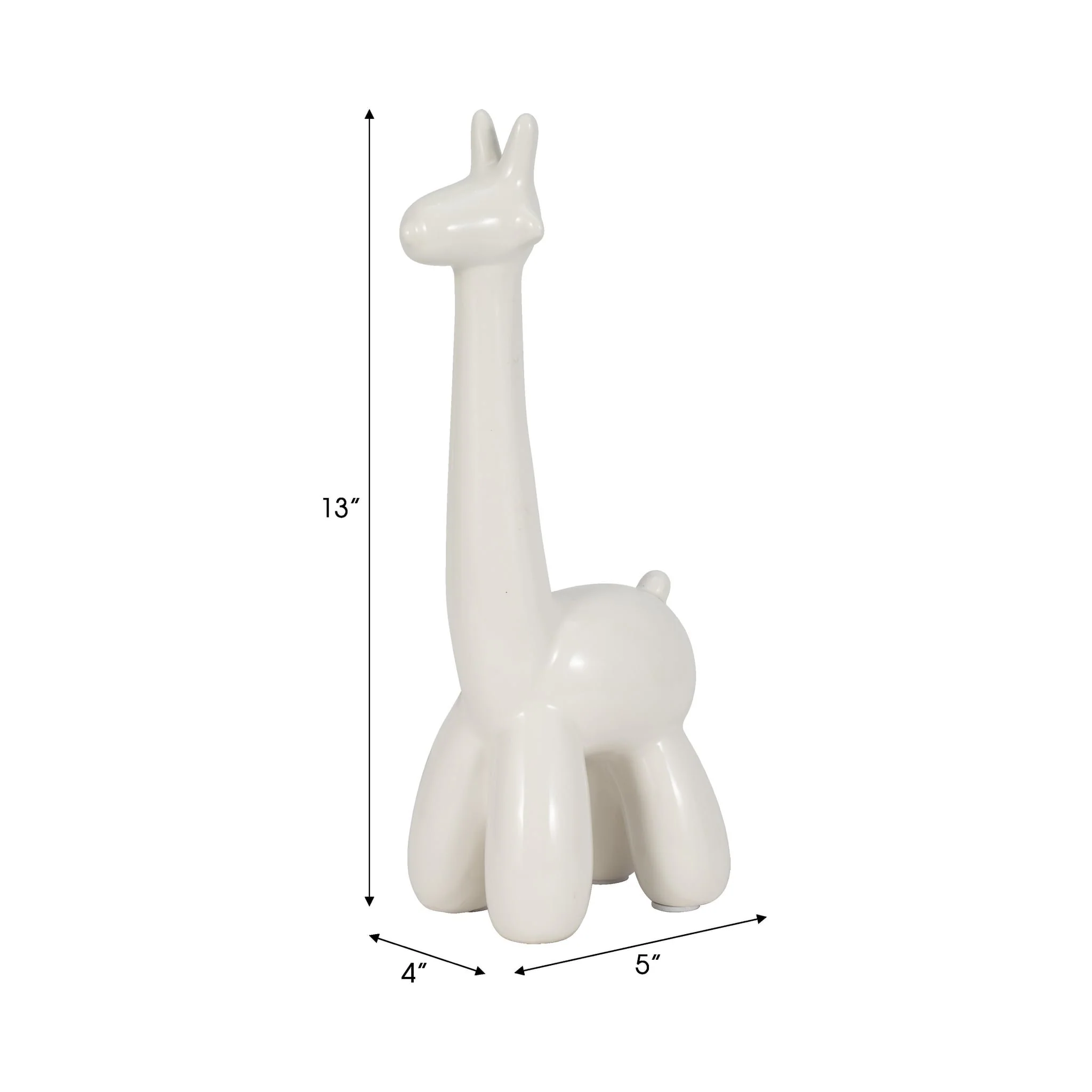 White Giraffe Balloon Animal - Image 8