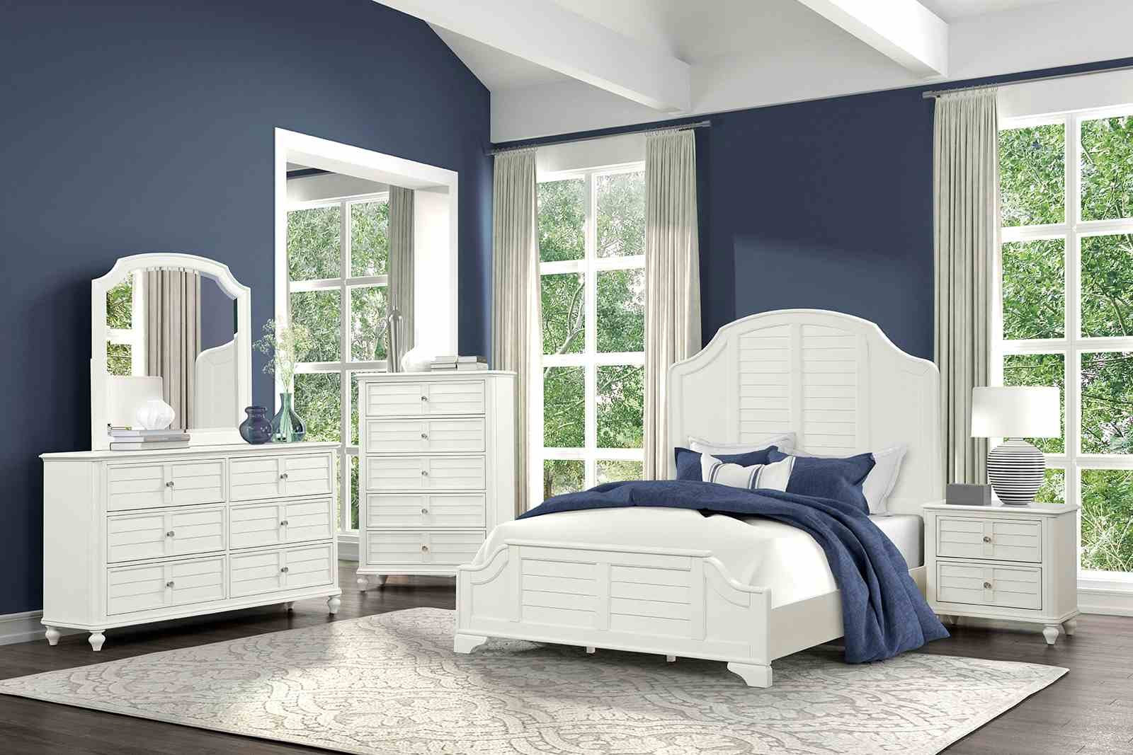 Whitehaven Mirror, Antique White - Image 2