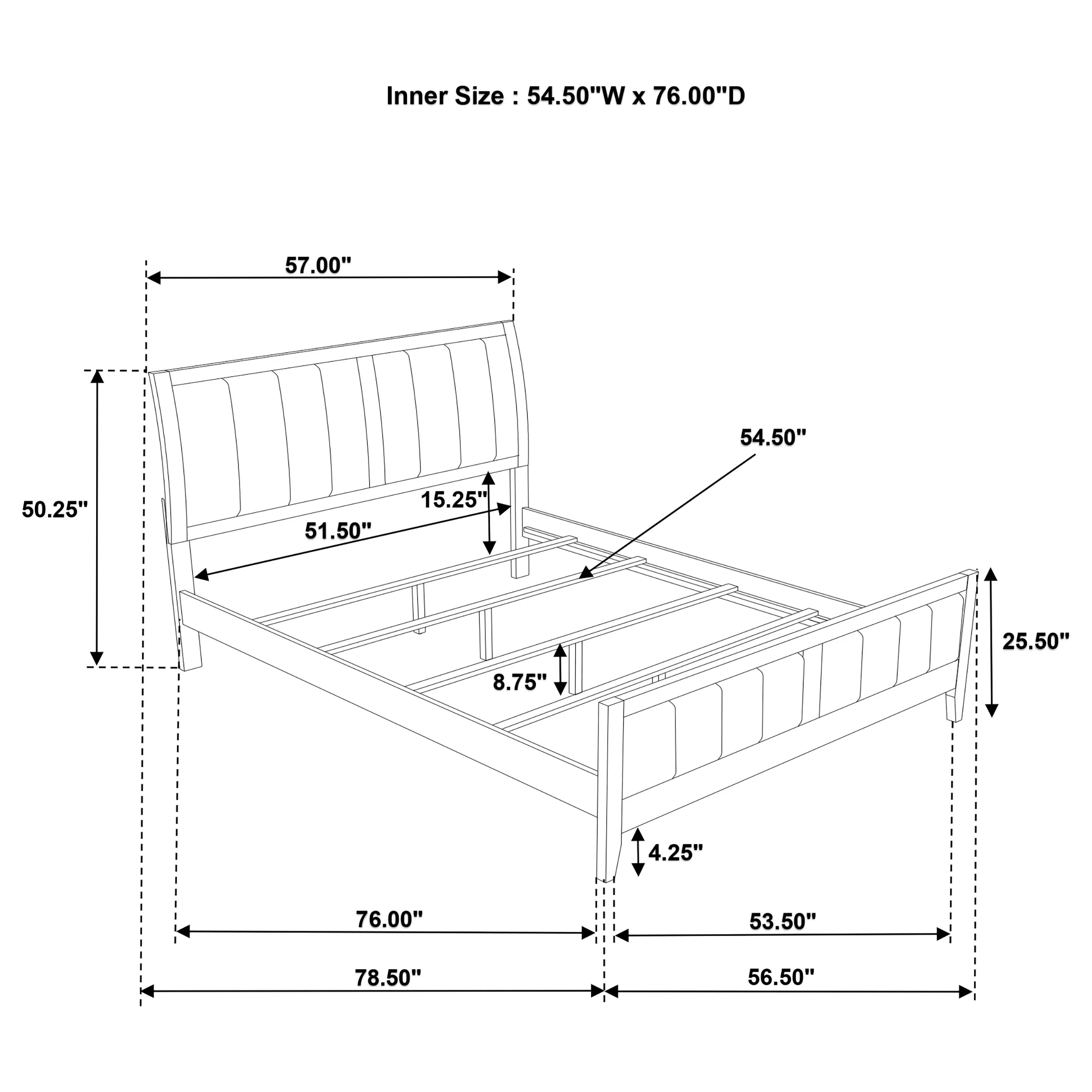 Wilkes Panel Bed - Image 45