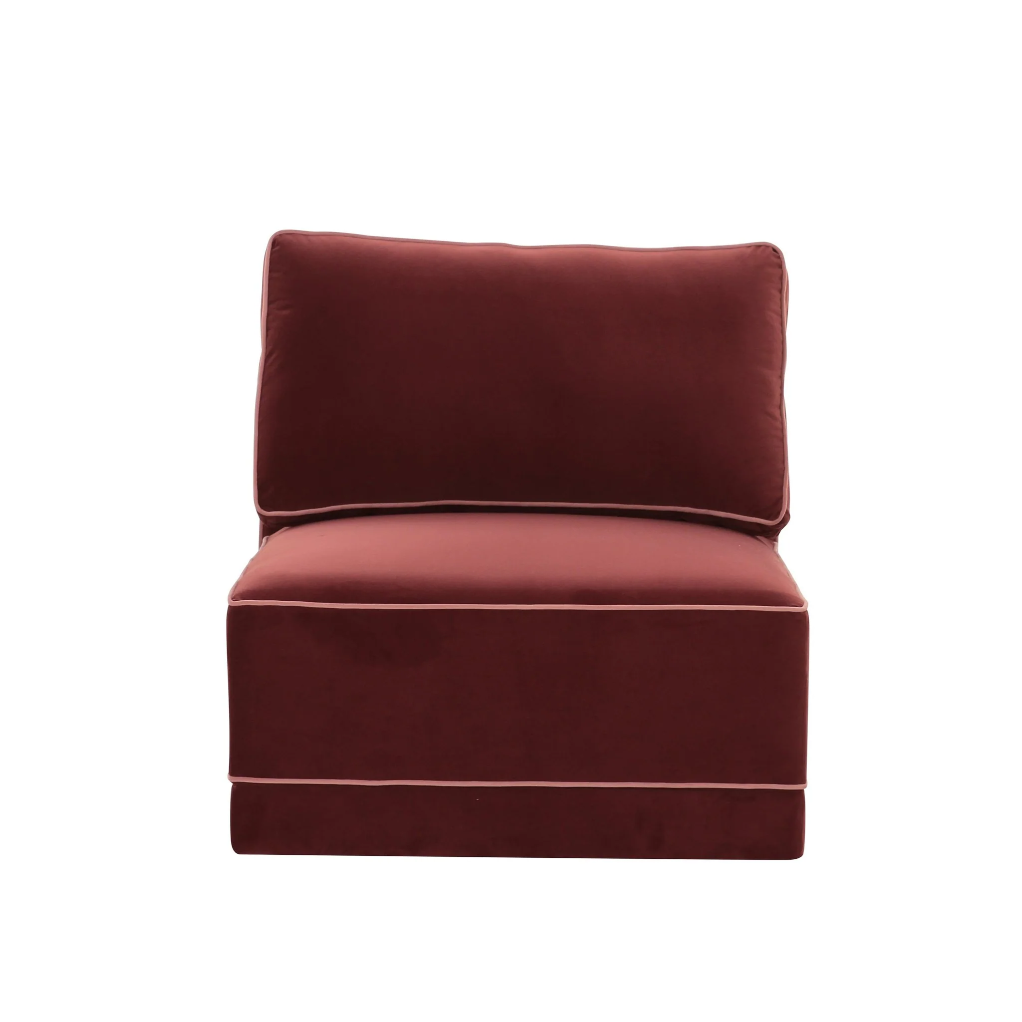 Willow Berry Red Armless Chair - Image 3
