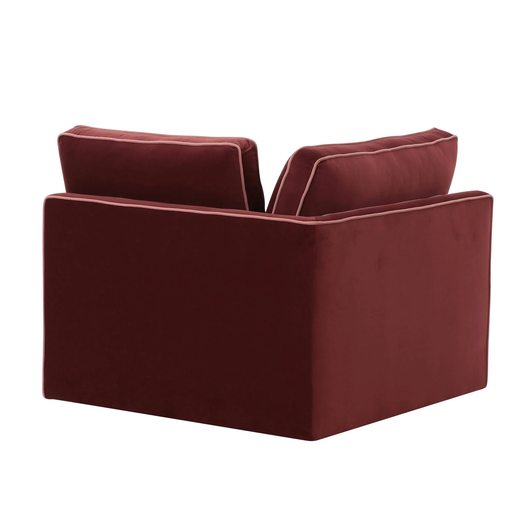 Willow Berry Red Corner Chair - Image 4