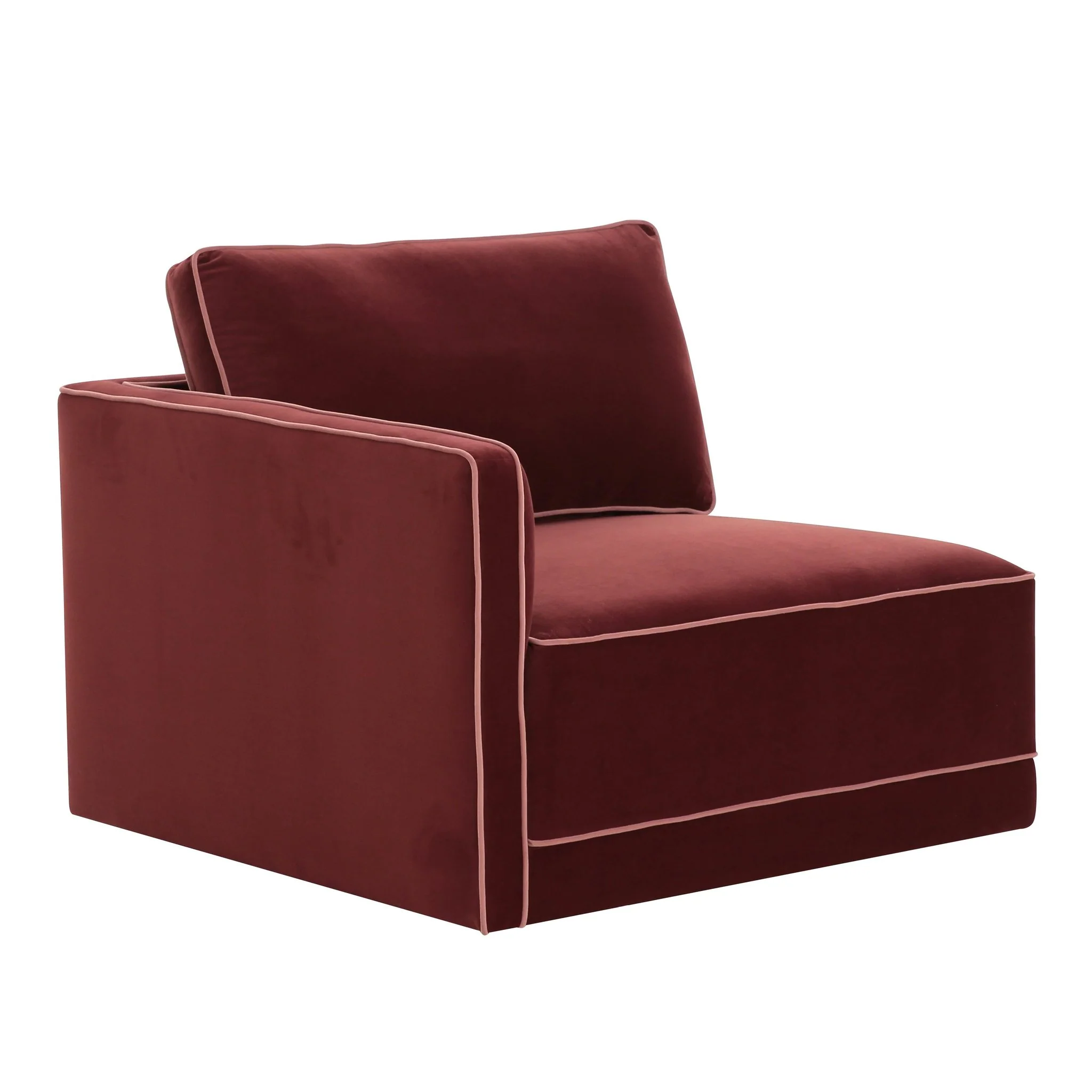 Willow Berry Red LAF Corner Chair - Image 4
