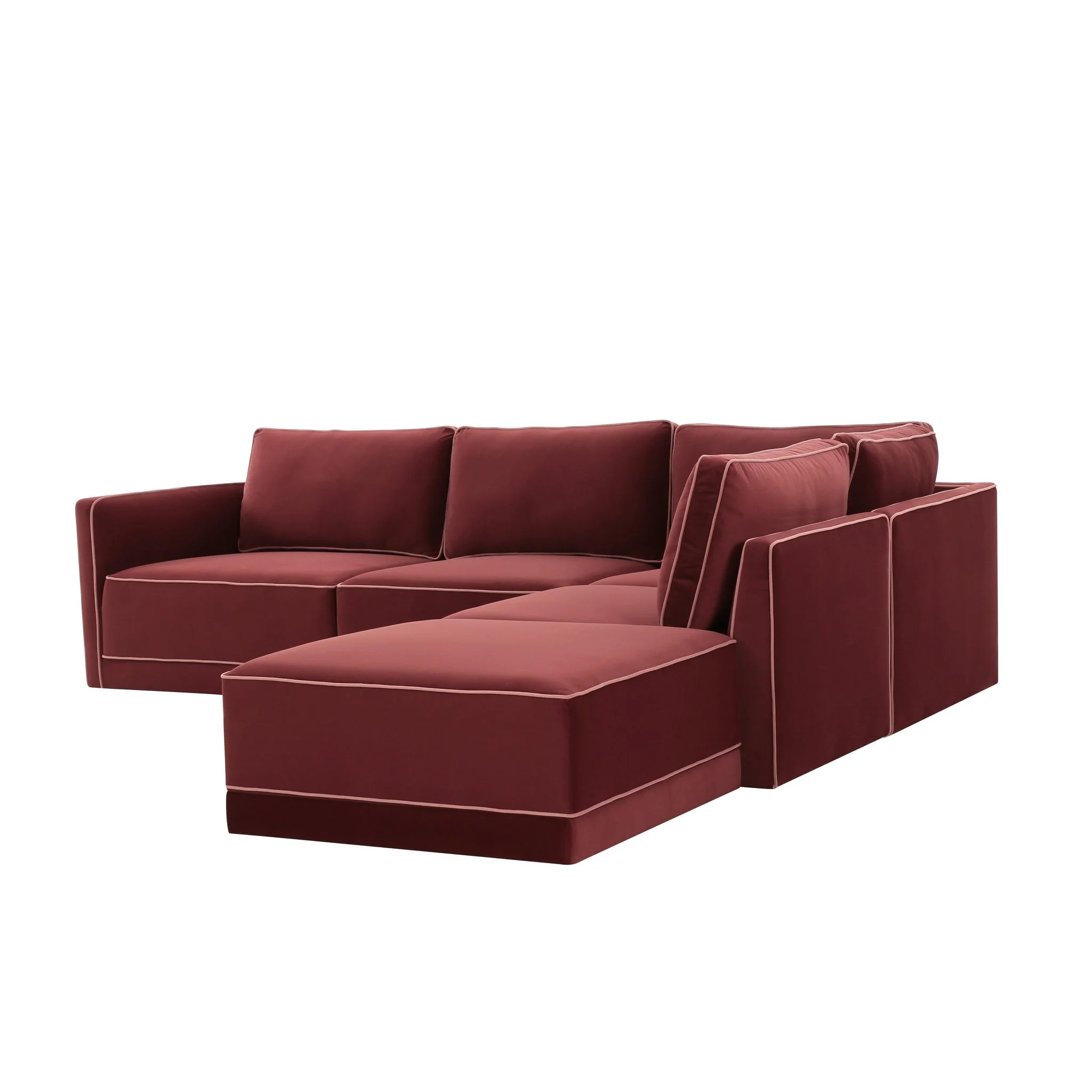 Willow Berry Red Modular RAF Sectional - Image 3