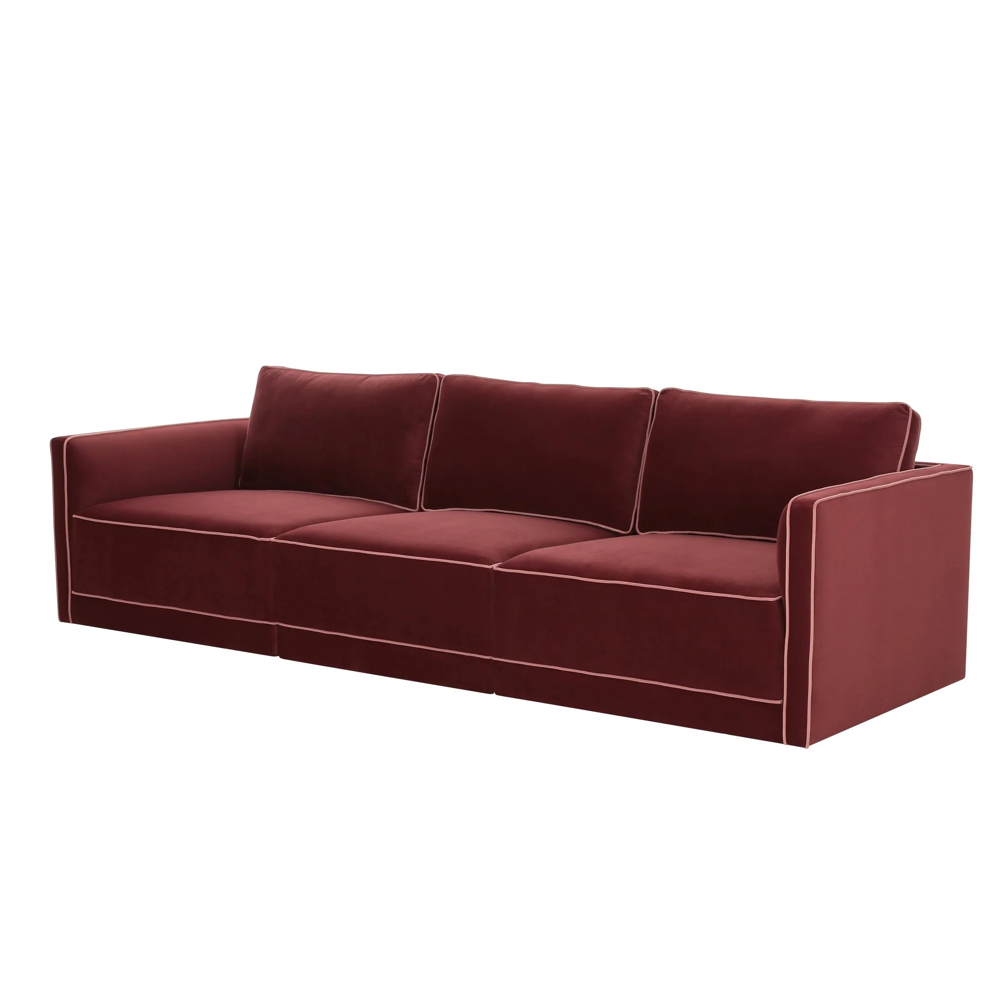 Willow Berry Red Modular Sofa - Image 4