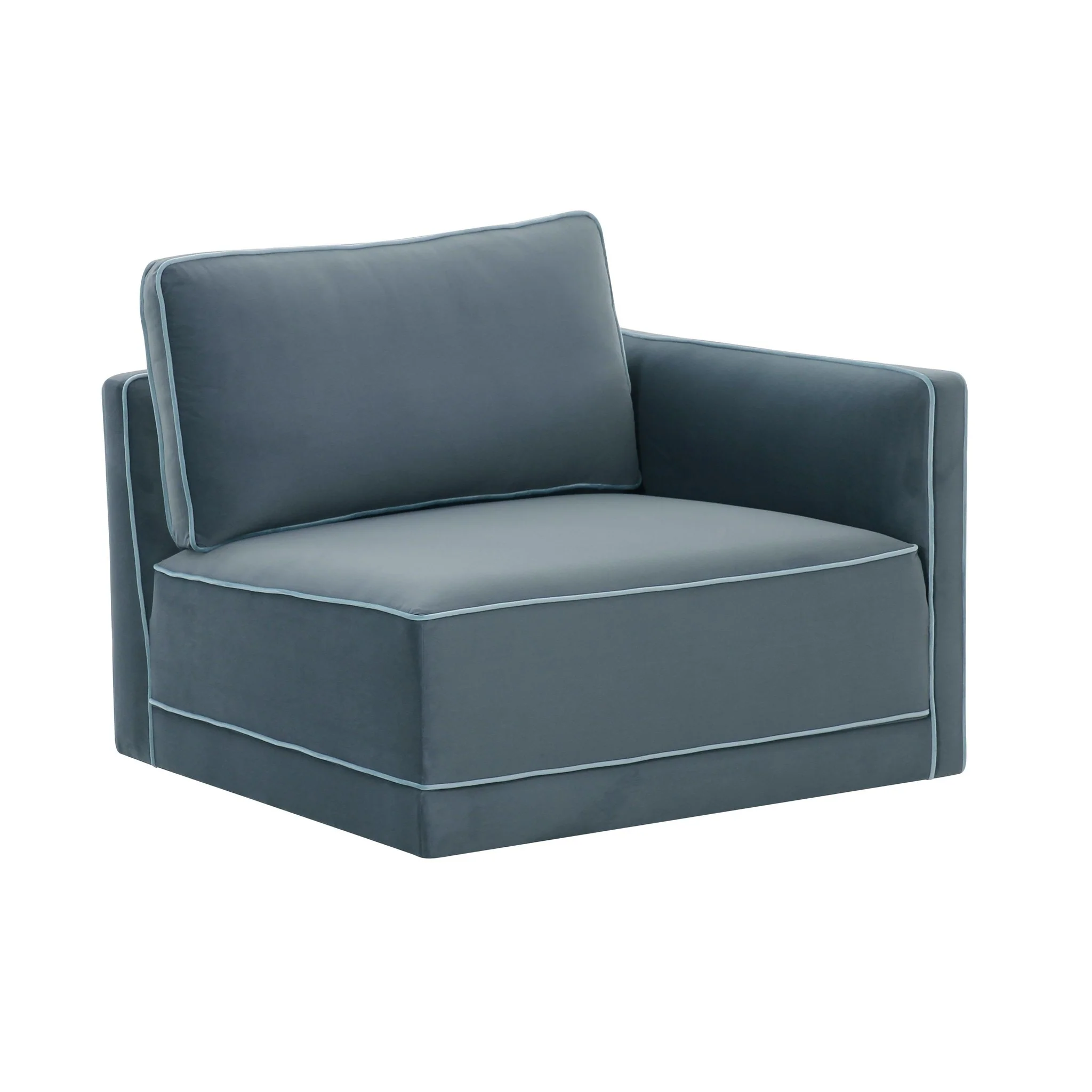 Willow Misty Blue RAF Corner Chair - Image 2
