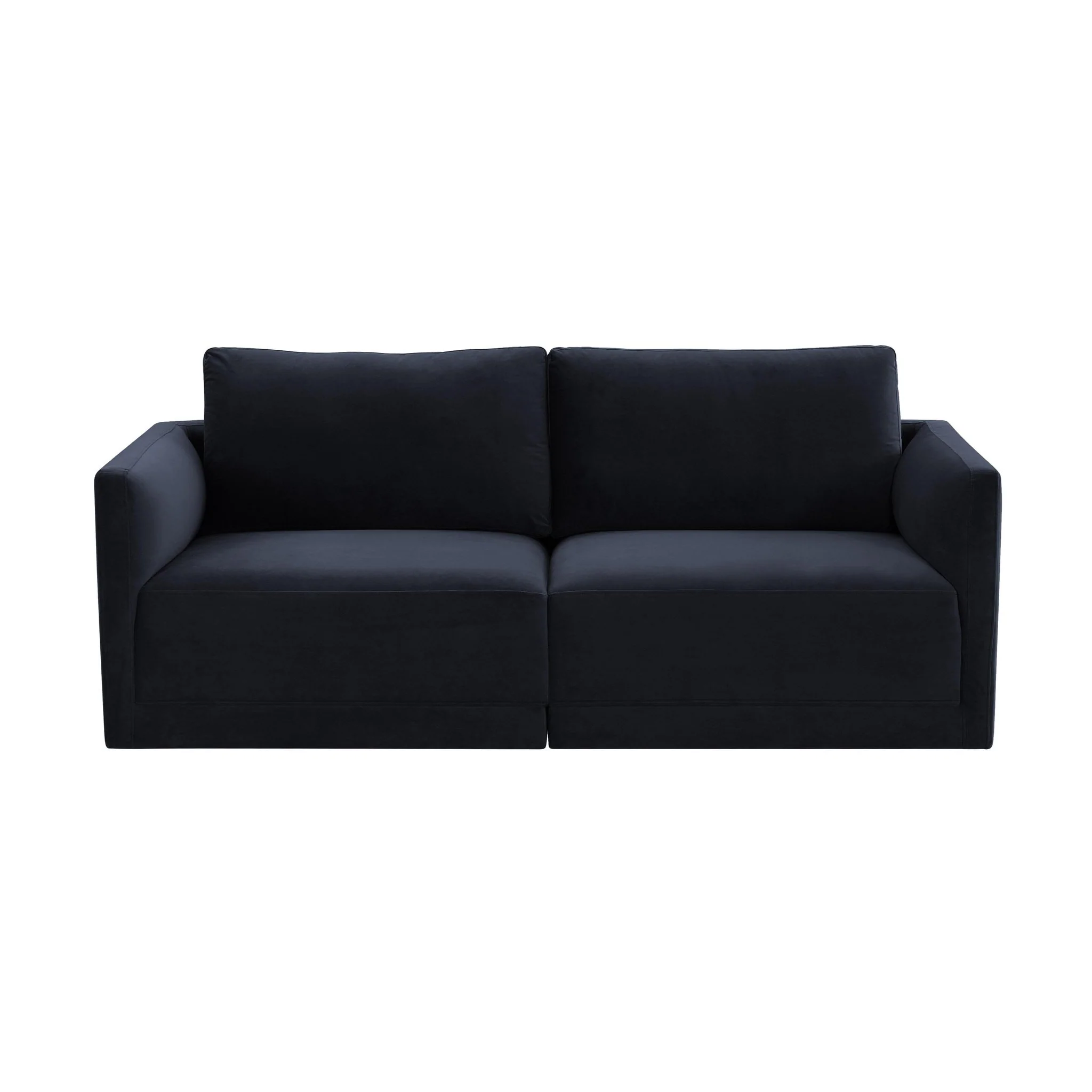 Willow Navy Modular Loveseat - Image 3