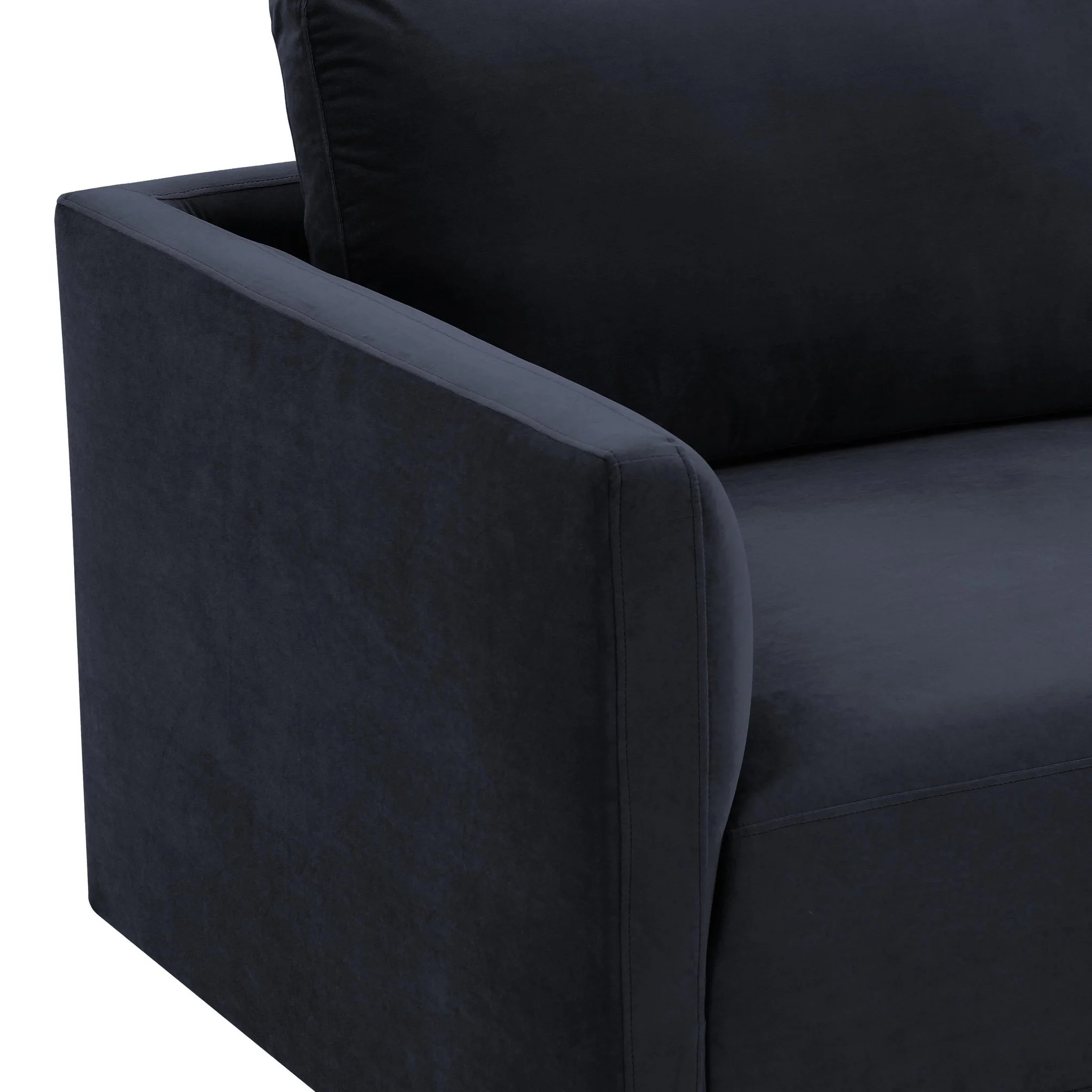 Willow Navy Modular Loveseat - Image 5