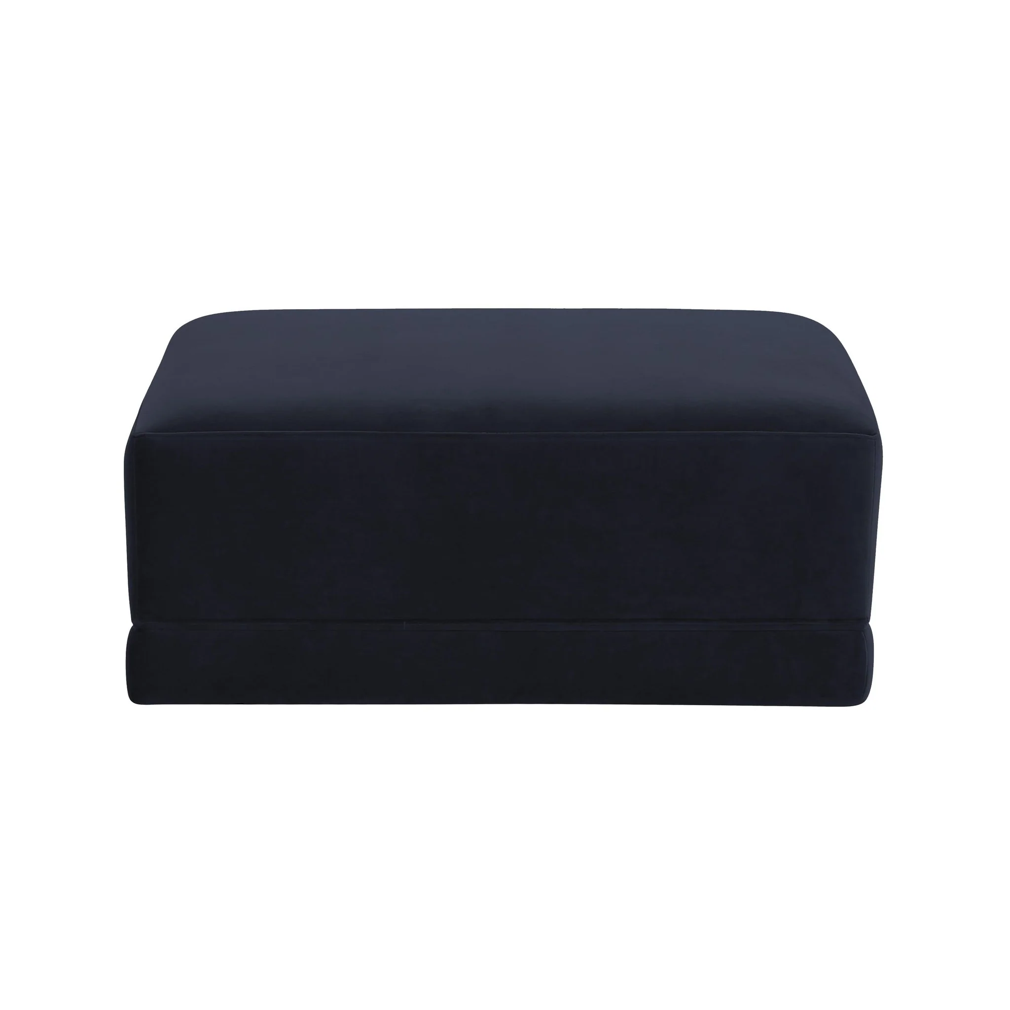Willow Navy Ottoman - Image 3