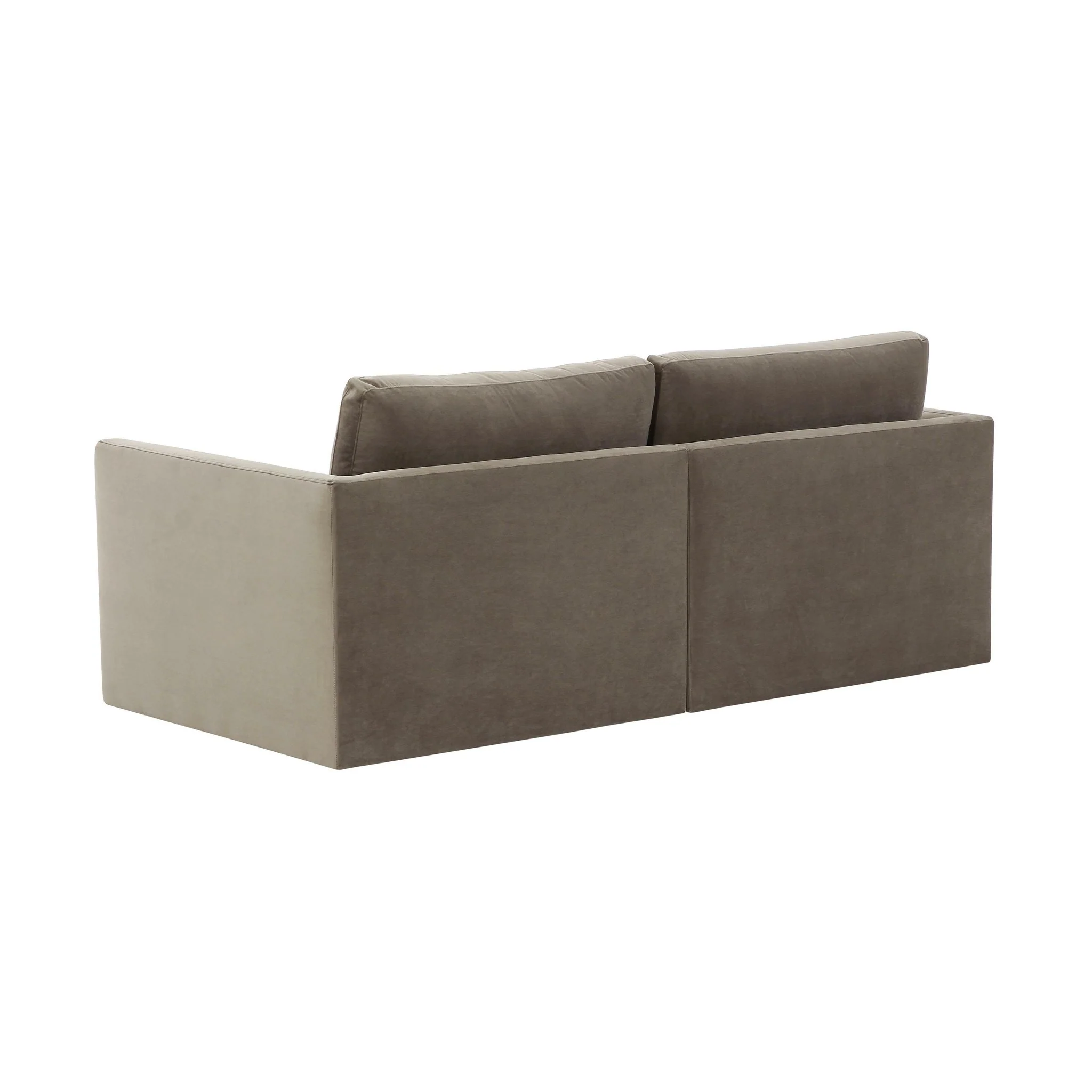 Willow Taupe Modular Loveseat - Image 4
