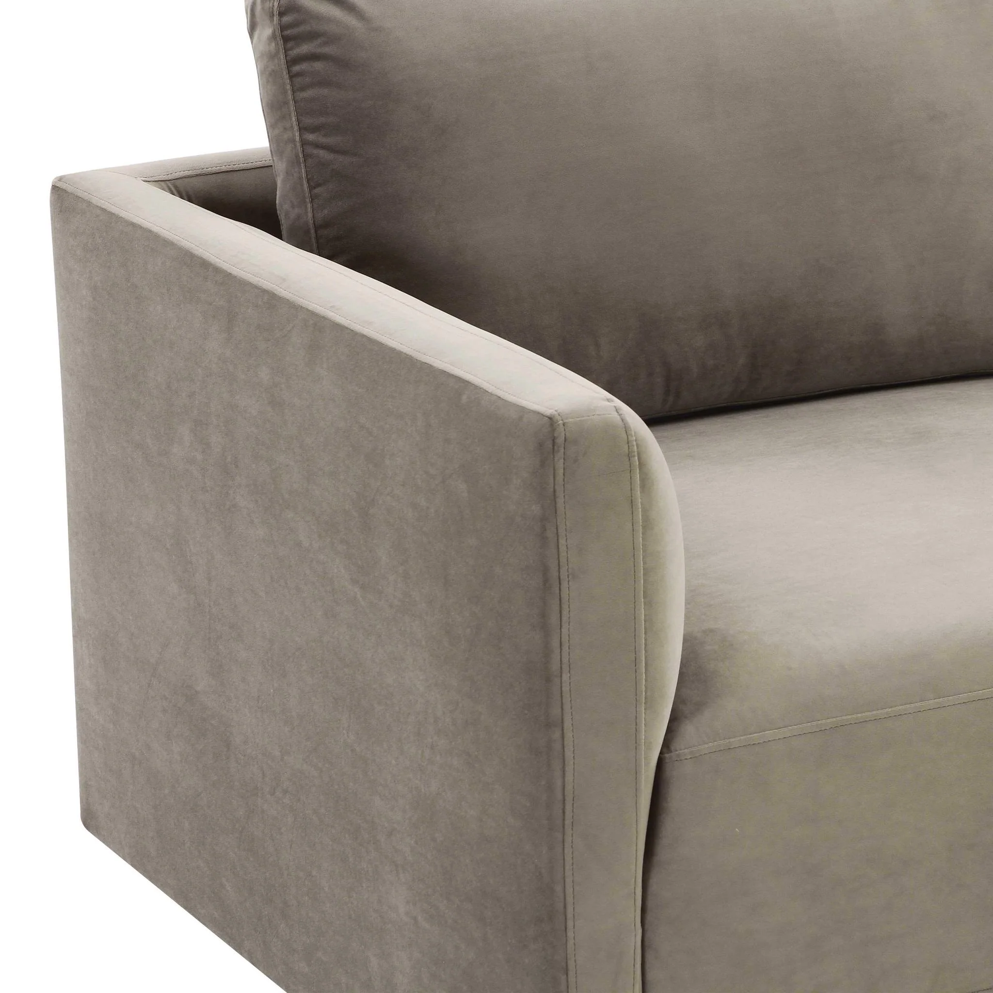 Willow Taupe Modular Loveseat - Image 5