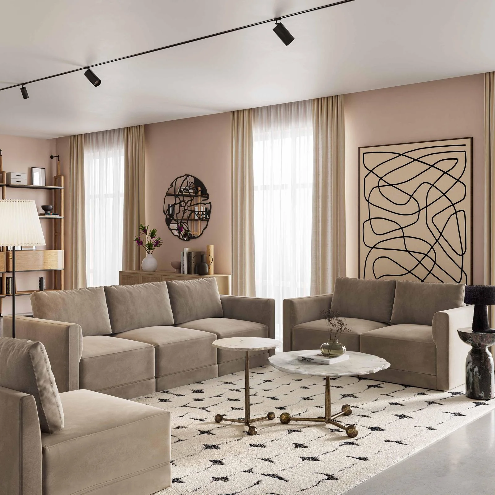 Willow Taupe RAF Corner Chair - Image 2