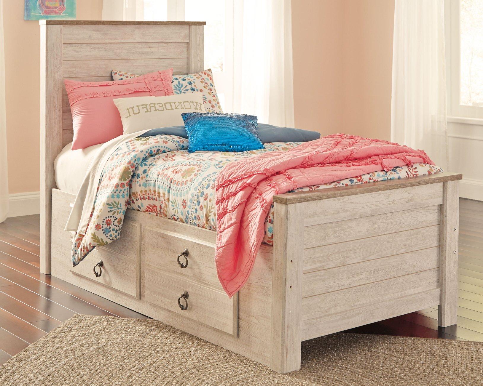 Willowton Bed with 2 Storage Drawers - Image 2