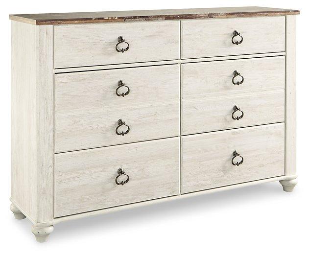 Willowton Dresser and Mirror - Image 5