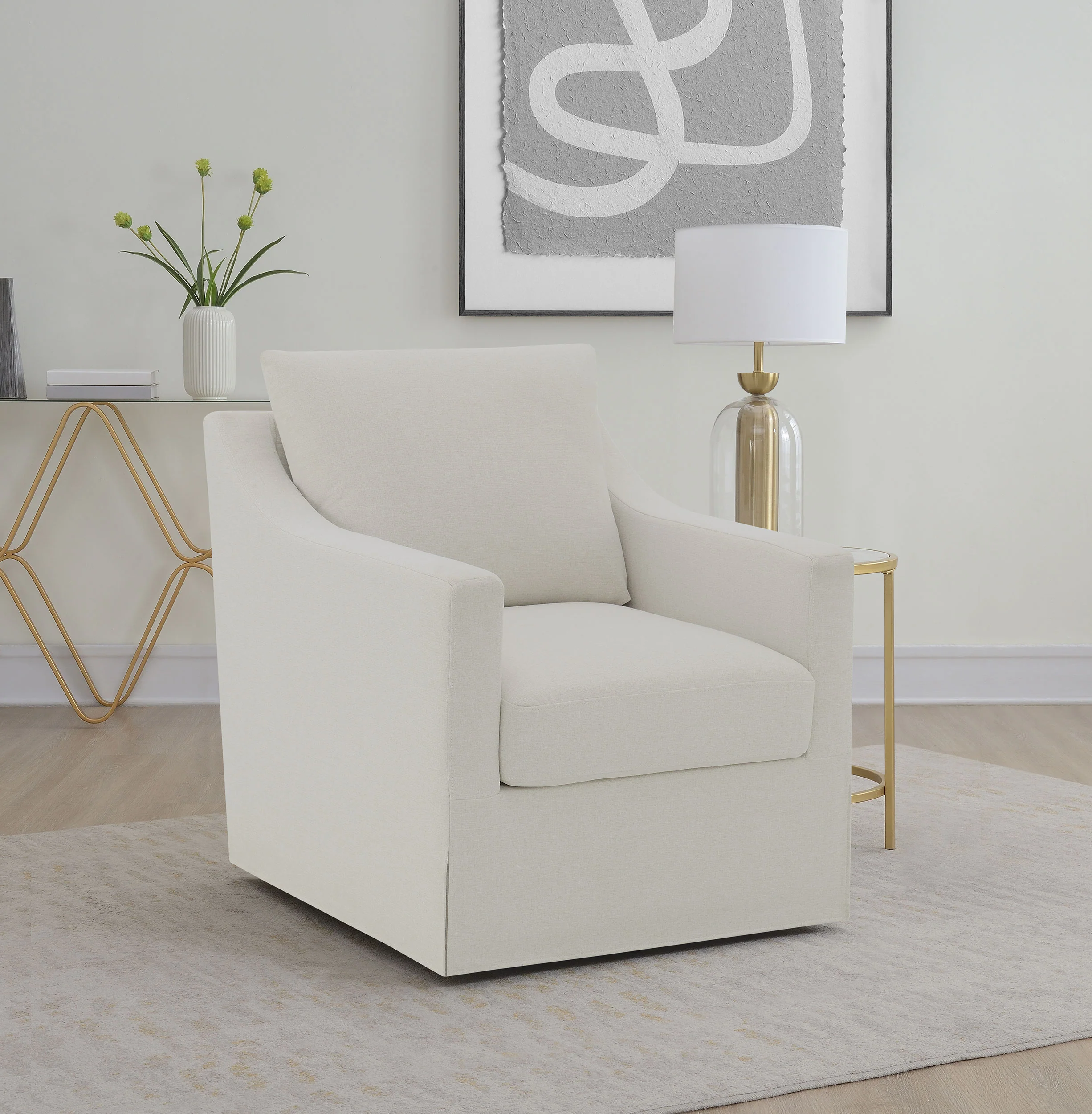 Winter Swivel Accent Chair - Image 2