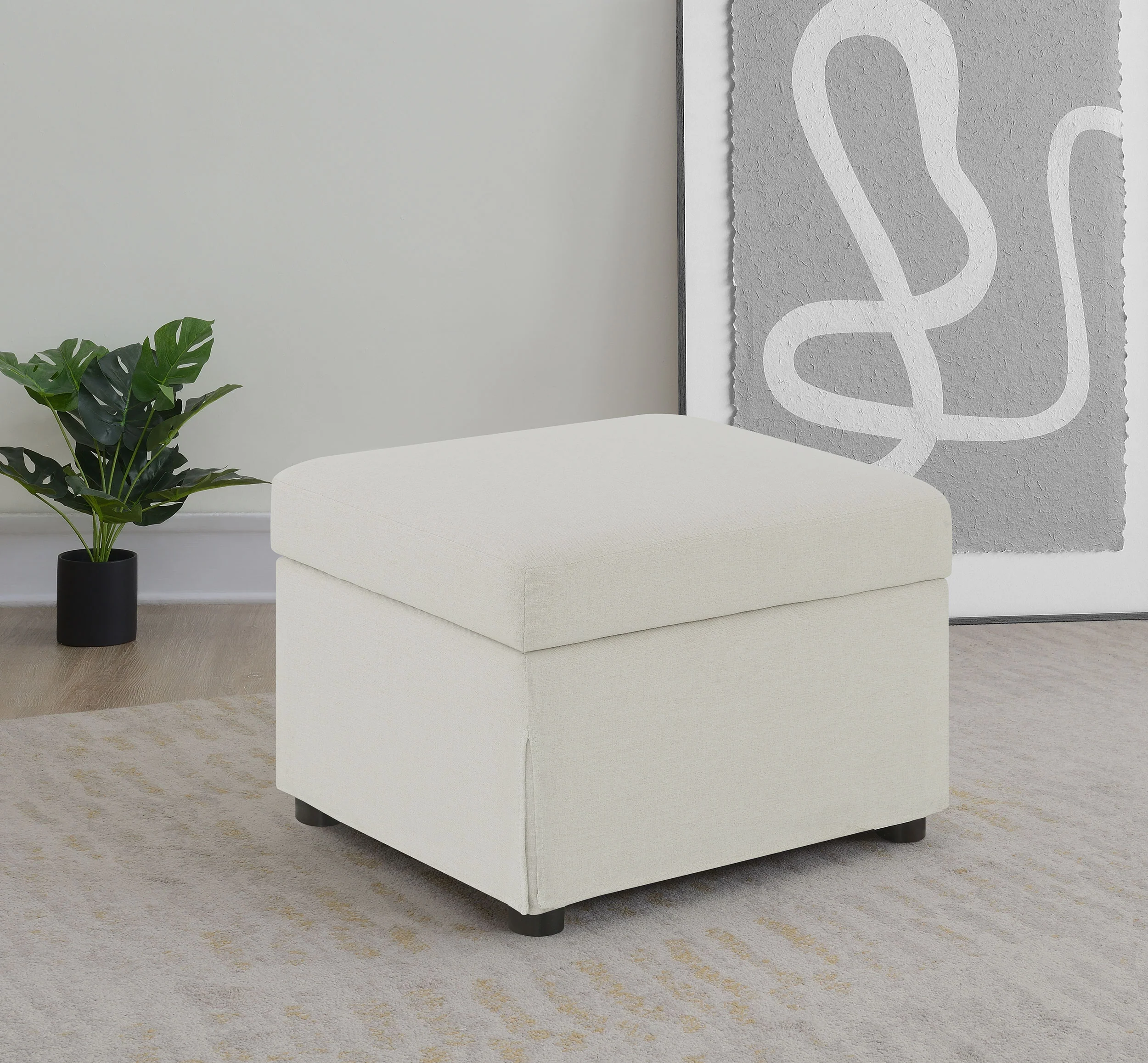 Winter Storage Ottoman - Image 2