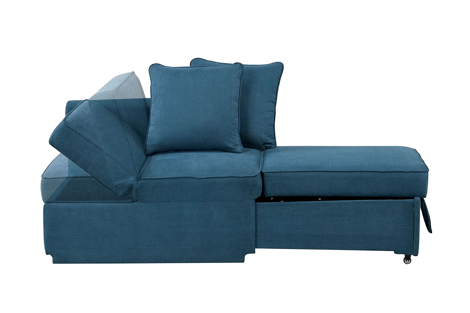 Woburn Convertible Chair, Blue - Image 10