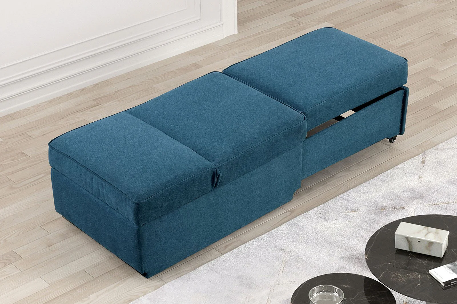 Woburn Convertible Chair, Blue - Image 6