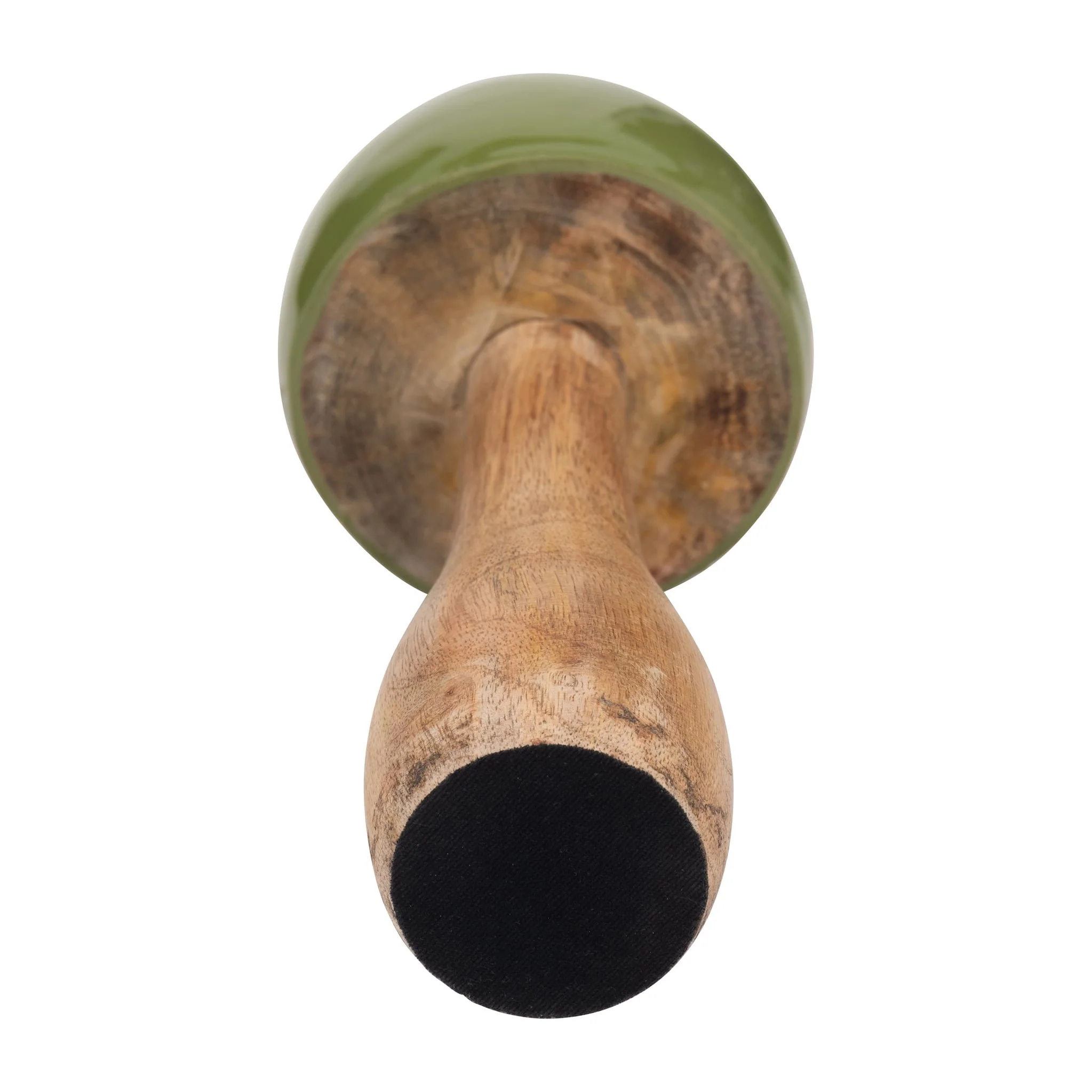 Wood, 10" Coned Mushroom, Olive - Image 5